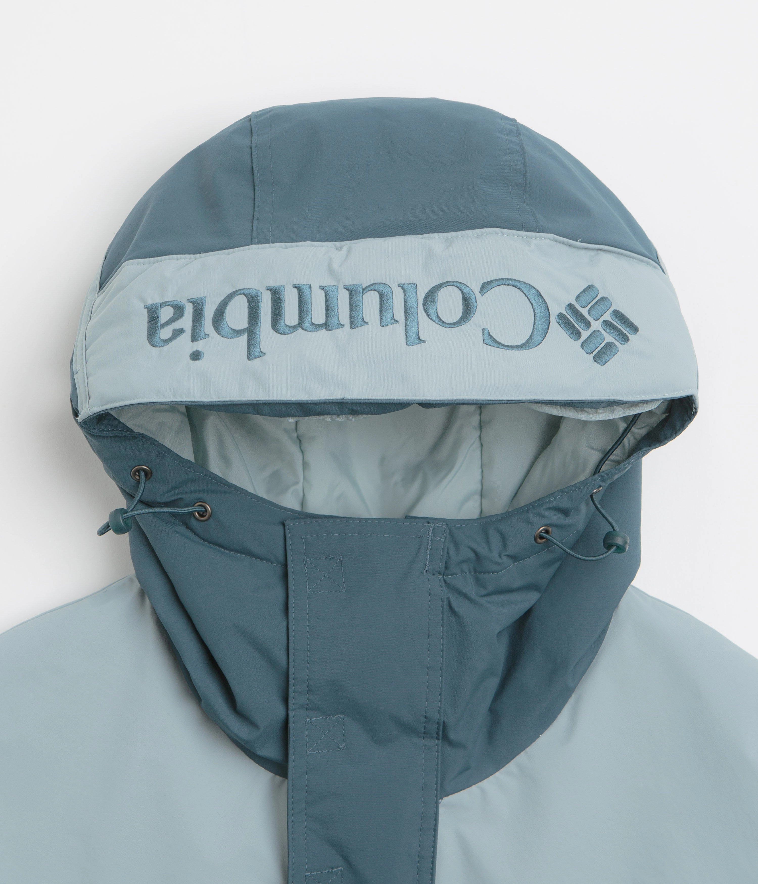 Weather Fit Lose Columbia Challenger II Insulated Pullover Jacket - Everblue / Crushed Blue