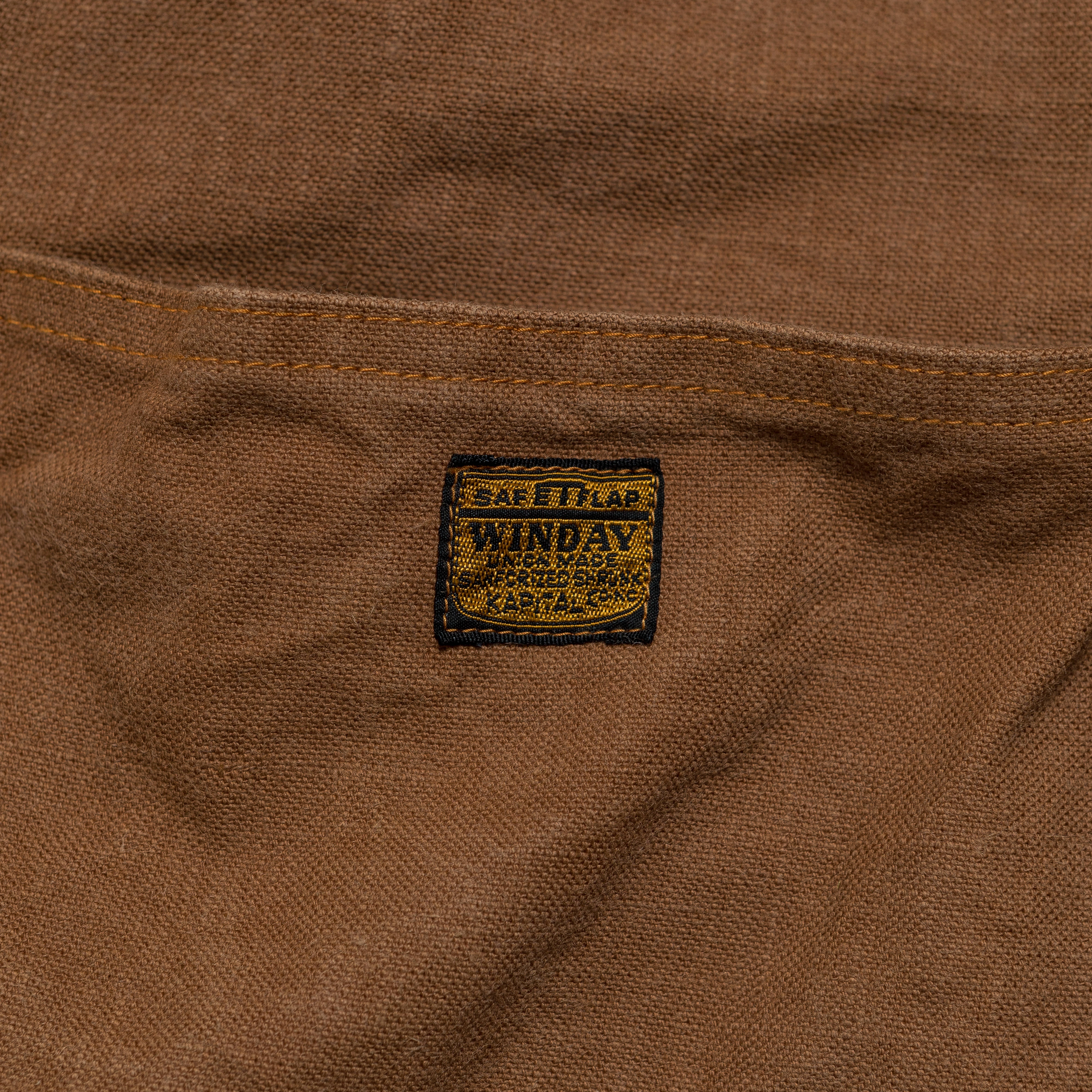 Canvas LUMBER Pants - Gold Stretch Motion Trendy Design