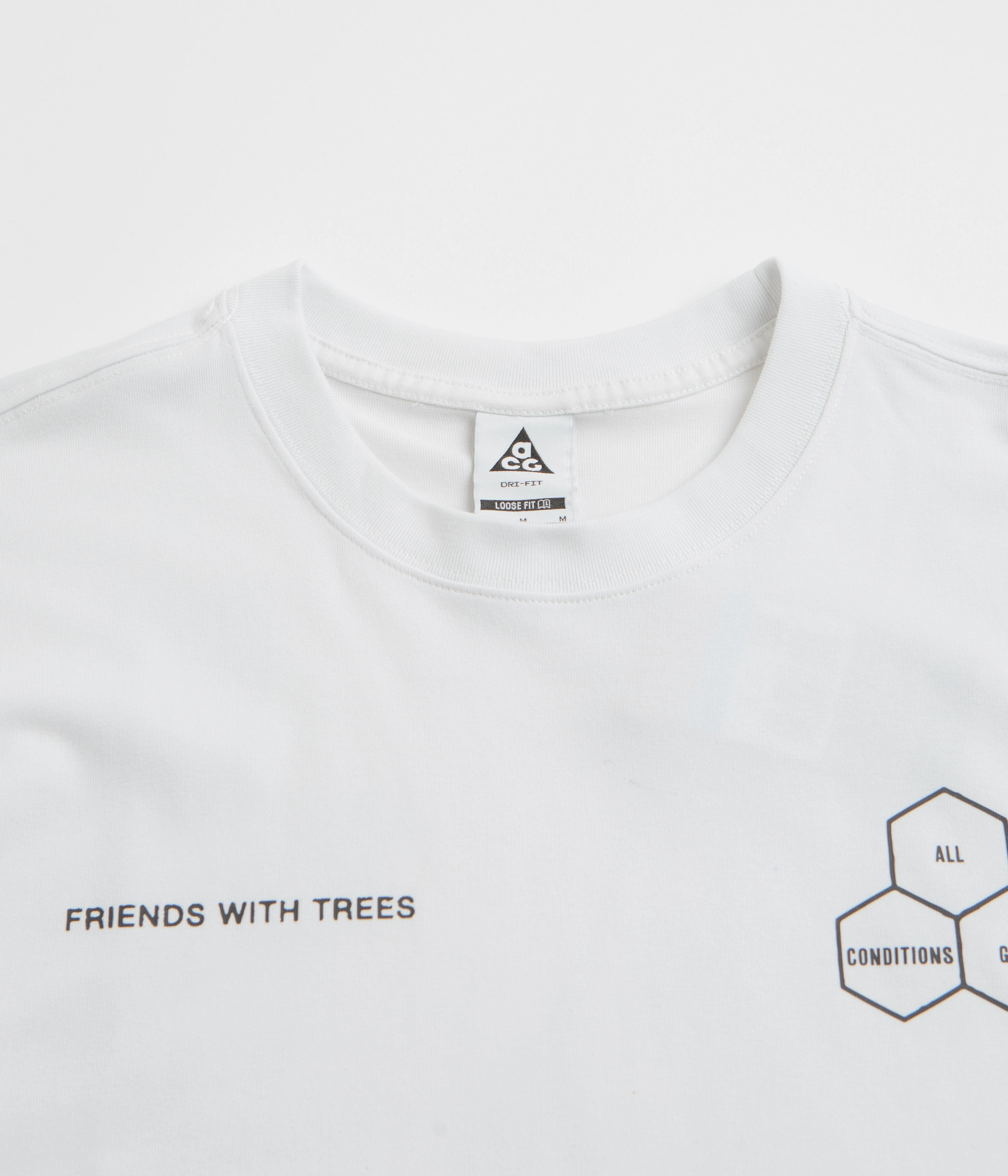 Nike ACG Walk Tree T-Shirt - Summit White cotton material Casual Outfit