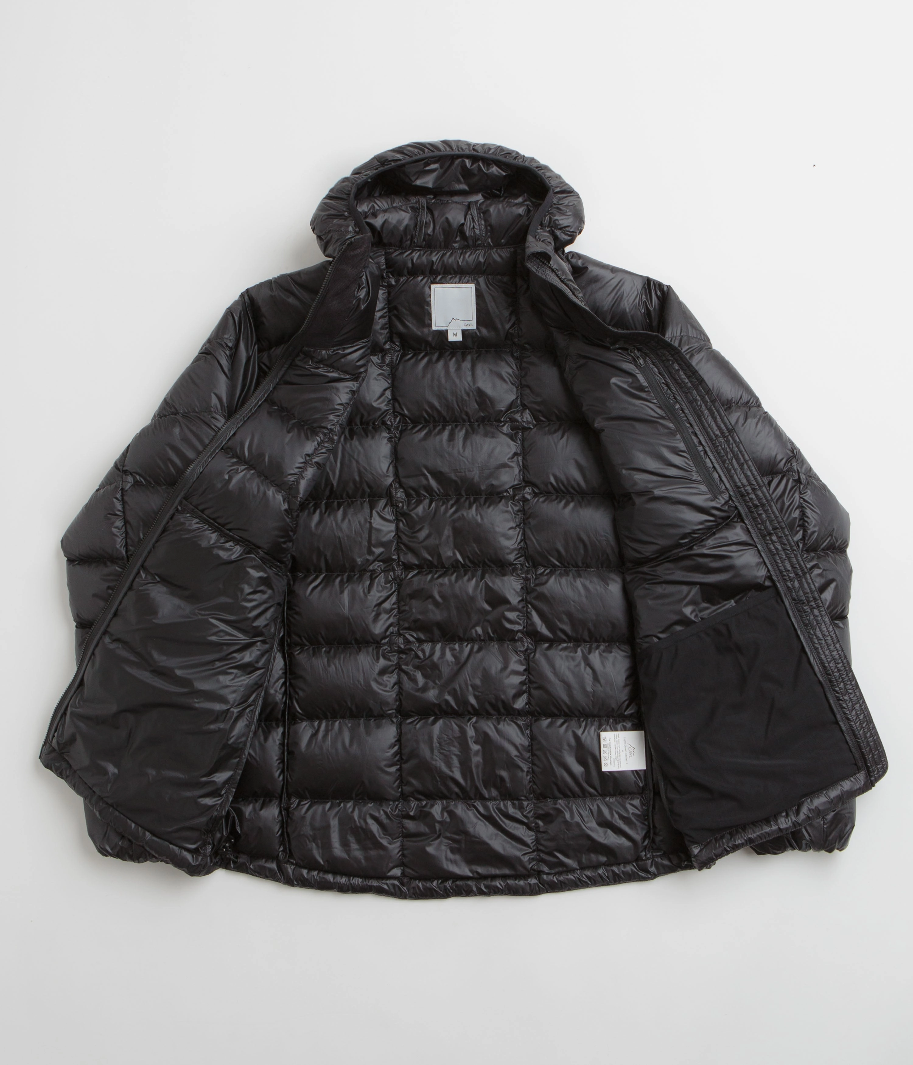 Double Layered Edges Lightweight Comfort Cayl Light Down 2 Jacket - Black