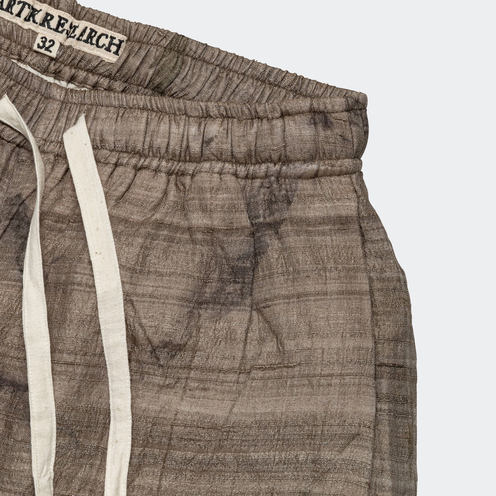 Work Comfort NonSlipInnerGrip Cargo Pant - Silk Eco Printed Leaves Charcoal/Black