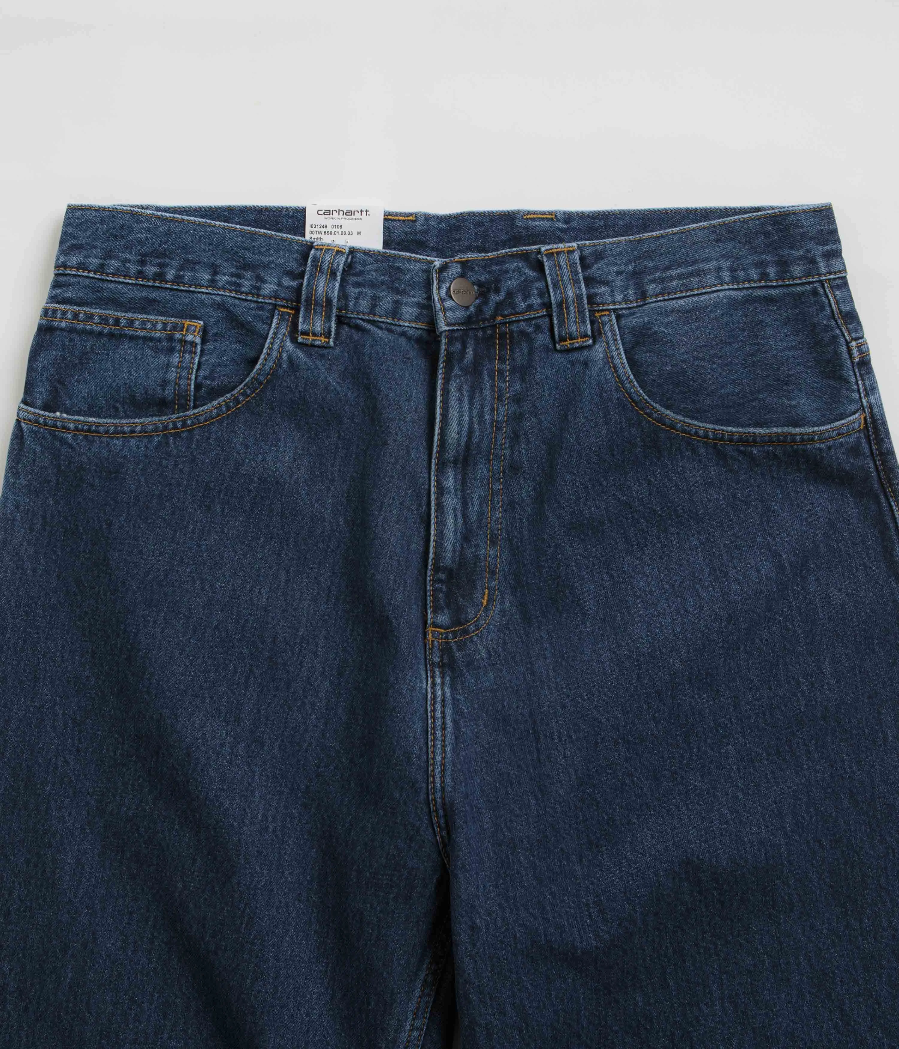 Subtle Look Carhartt Brandon Denim Pants - Blue Stone Wash