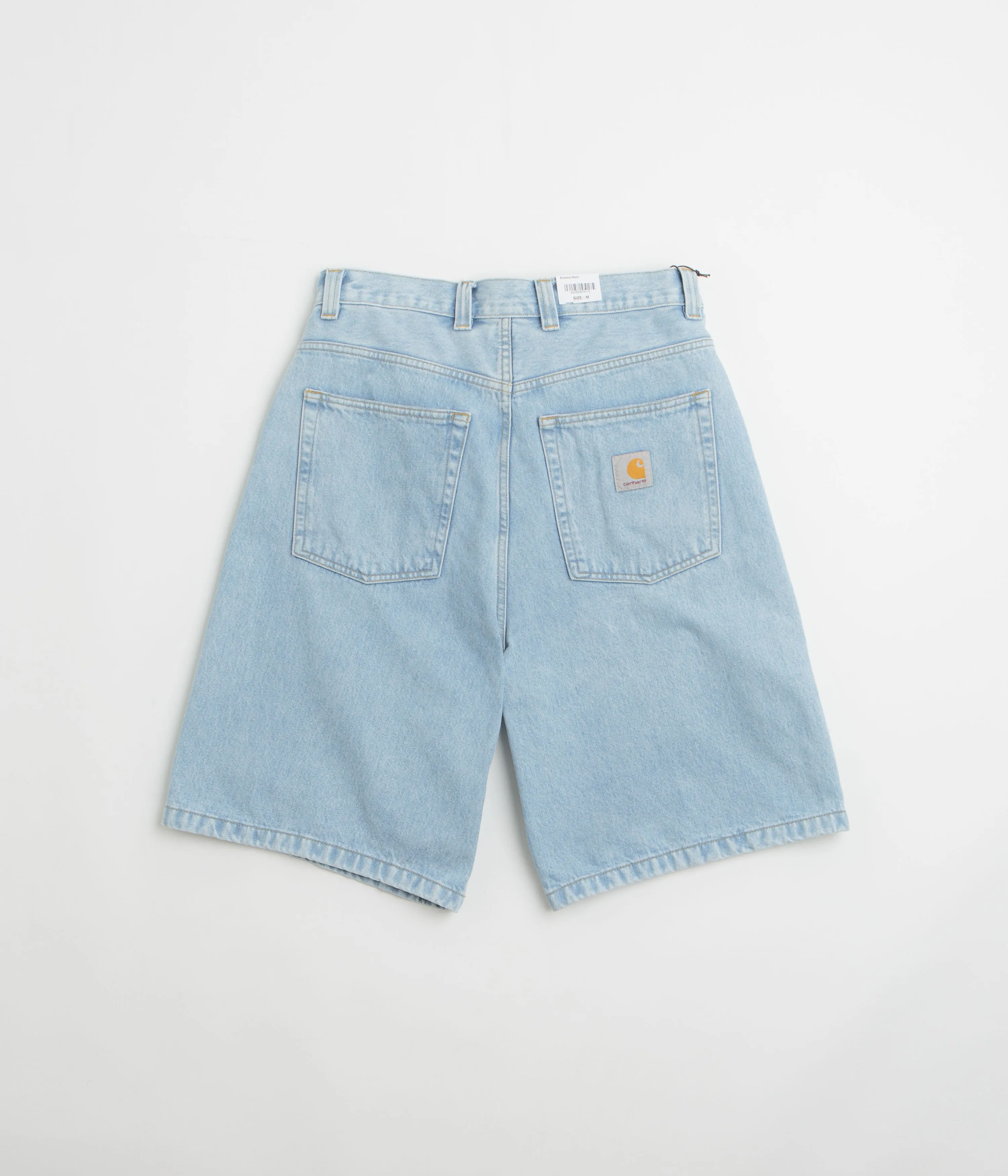Budget - friendly Carhartt Brandon Shorts - Blue Heavy Stone Bleach