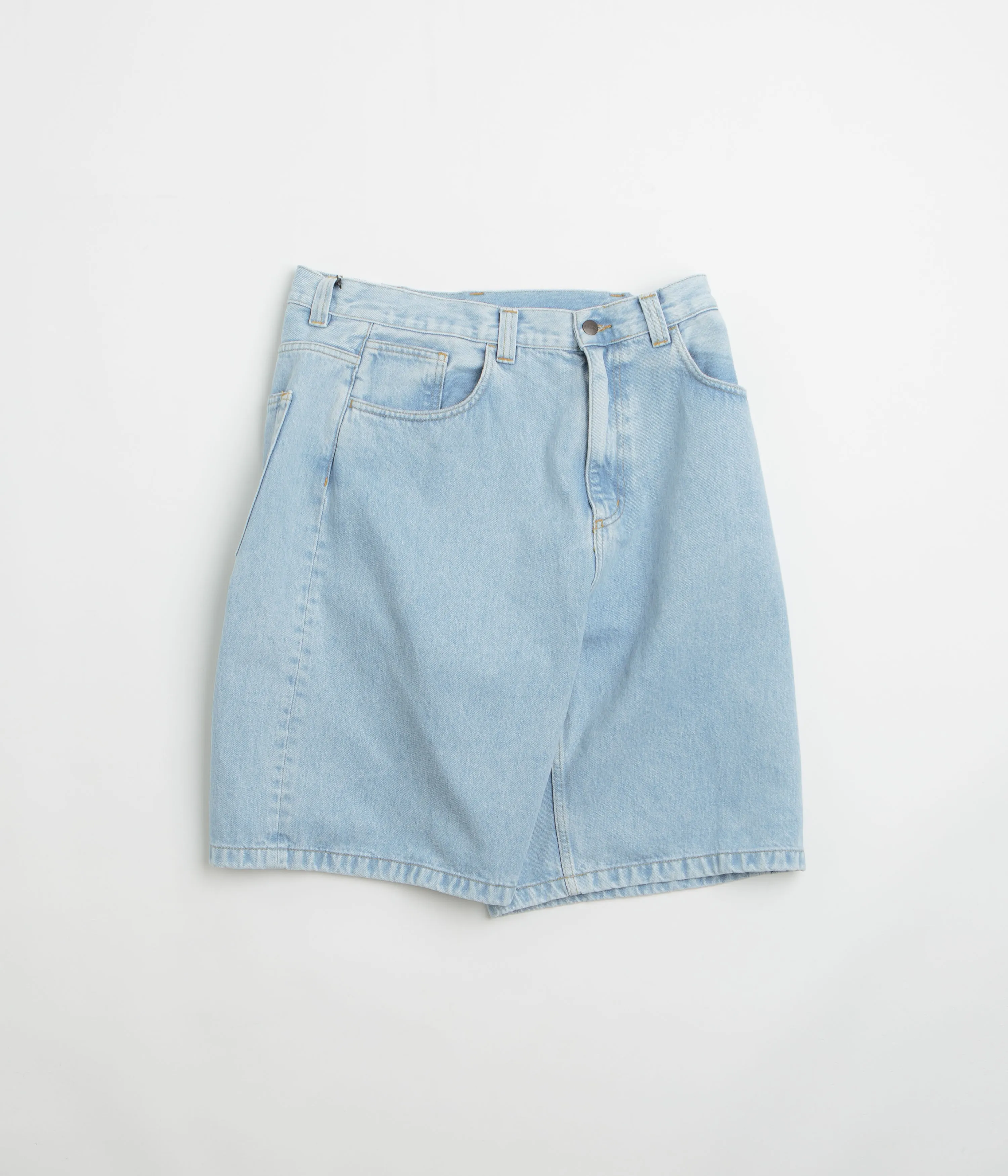 Carhartt Brandon Shorts - Blue Heavy Stone Bleach Everyday Comfort