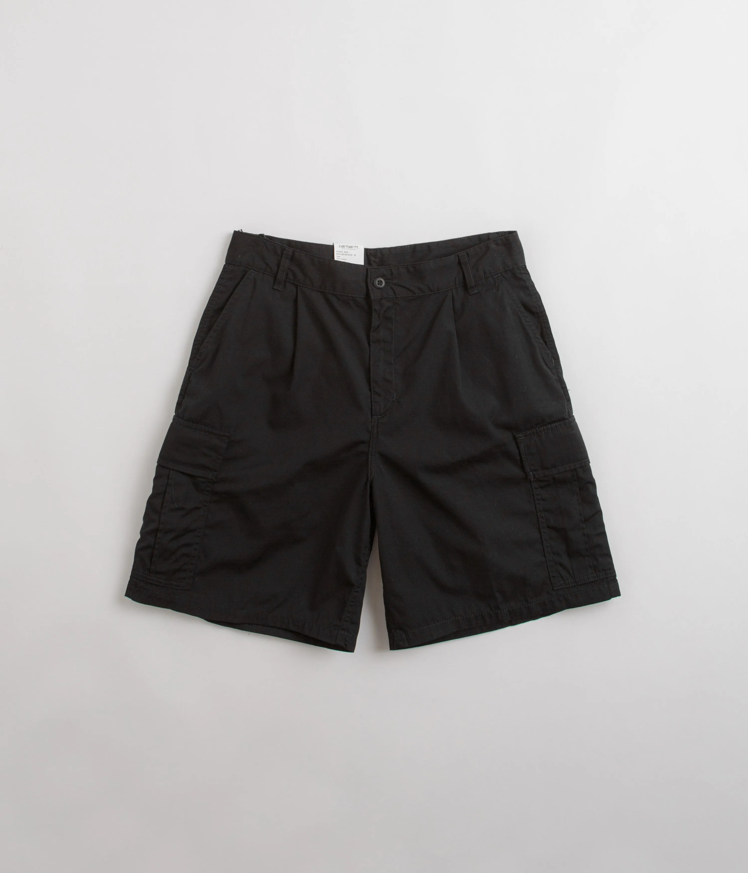 Carhartt Cole Cargo Shorts - Rinsed Black Outdoor Vibe