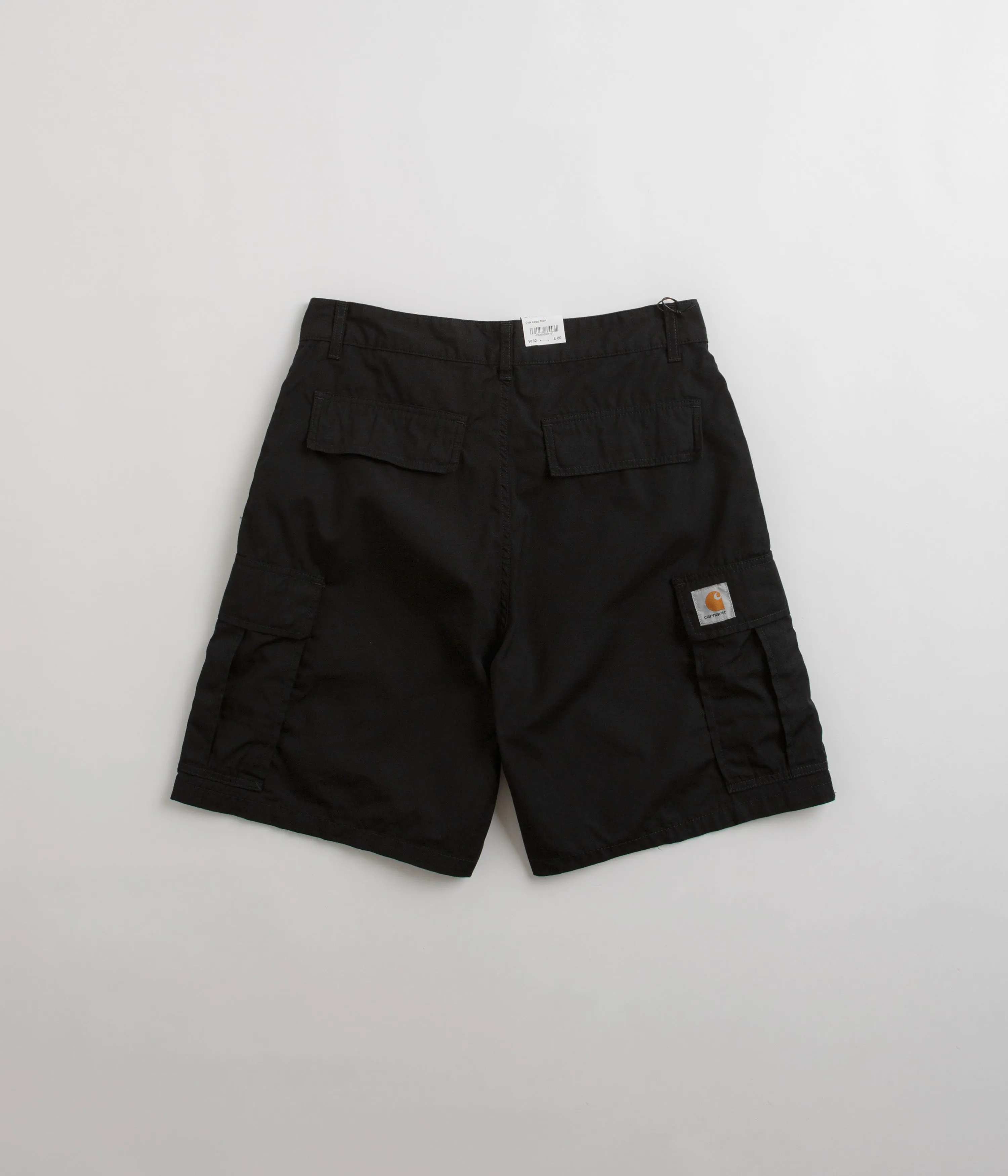 Eye-catching Design Easy Movement Fit Carhartt Cole Cargo Shorts - Rinsed Black