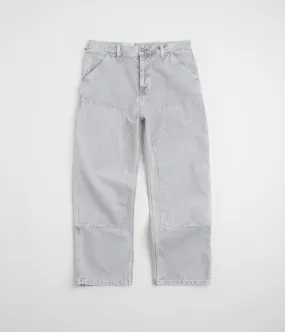Carhartt Double Knee Denim Pants - Black Chalk Wash Everyday Favorite Artist Vibe Everyday