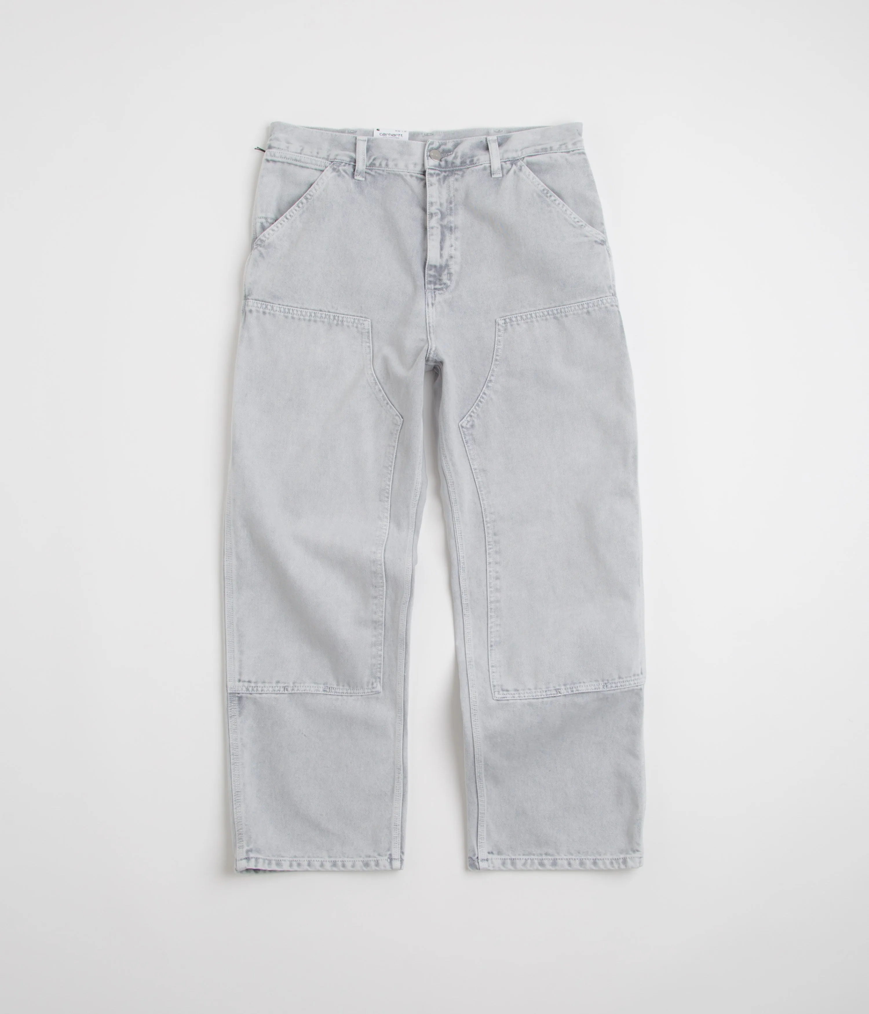 Carhartt Double Knee Denim Pants - Black Chalk Wash Everyday Favorite Artist Vibe Everyday