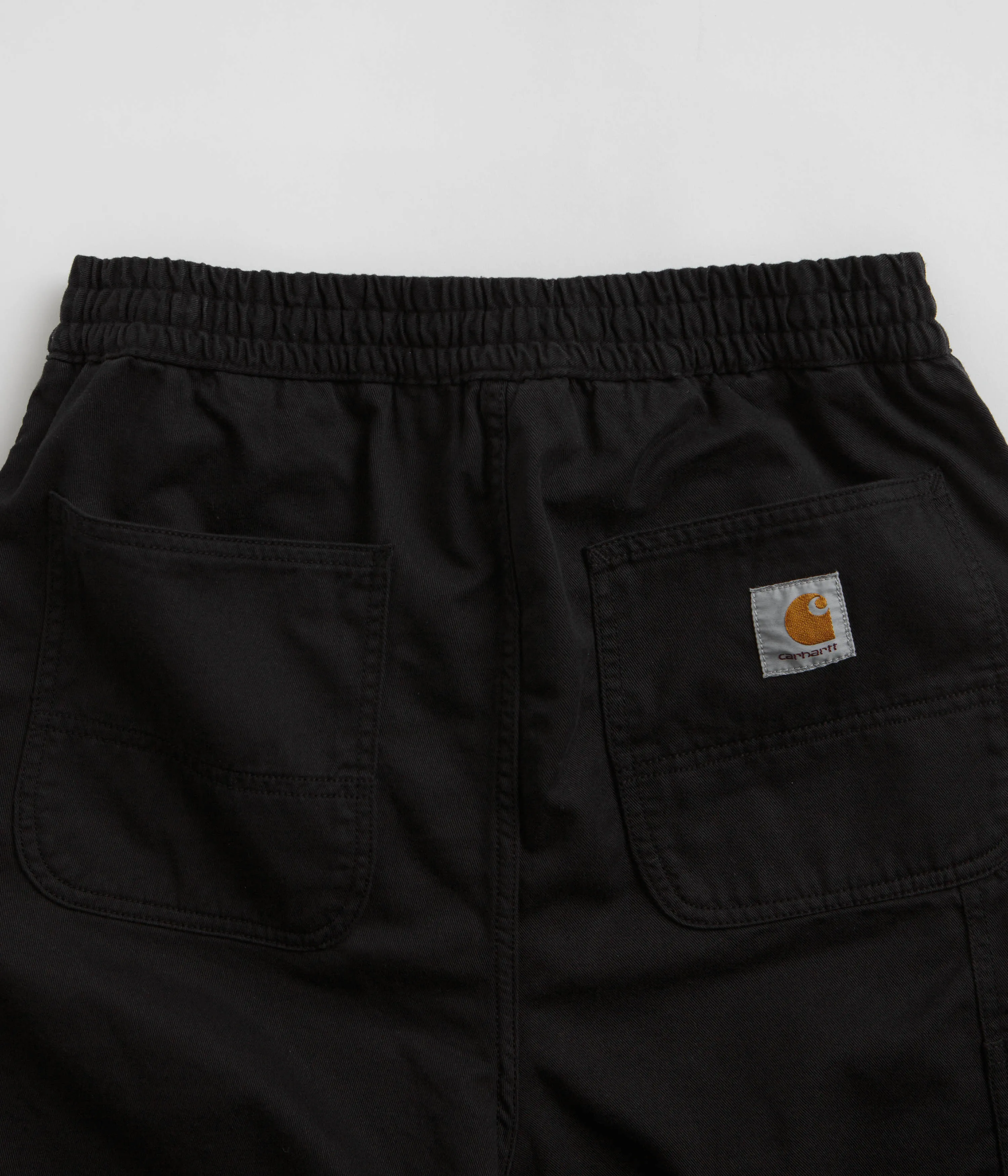 Carhartt Flint Shorts - Black Travel Clothing