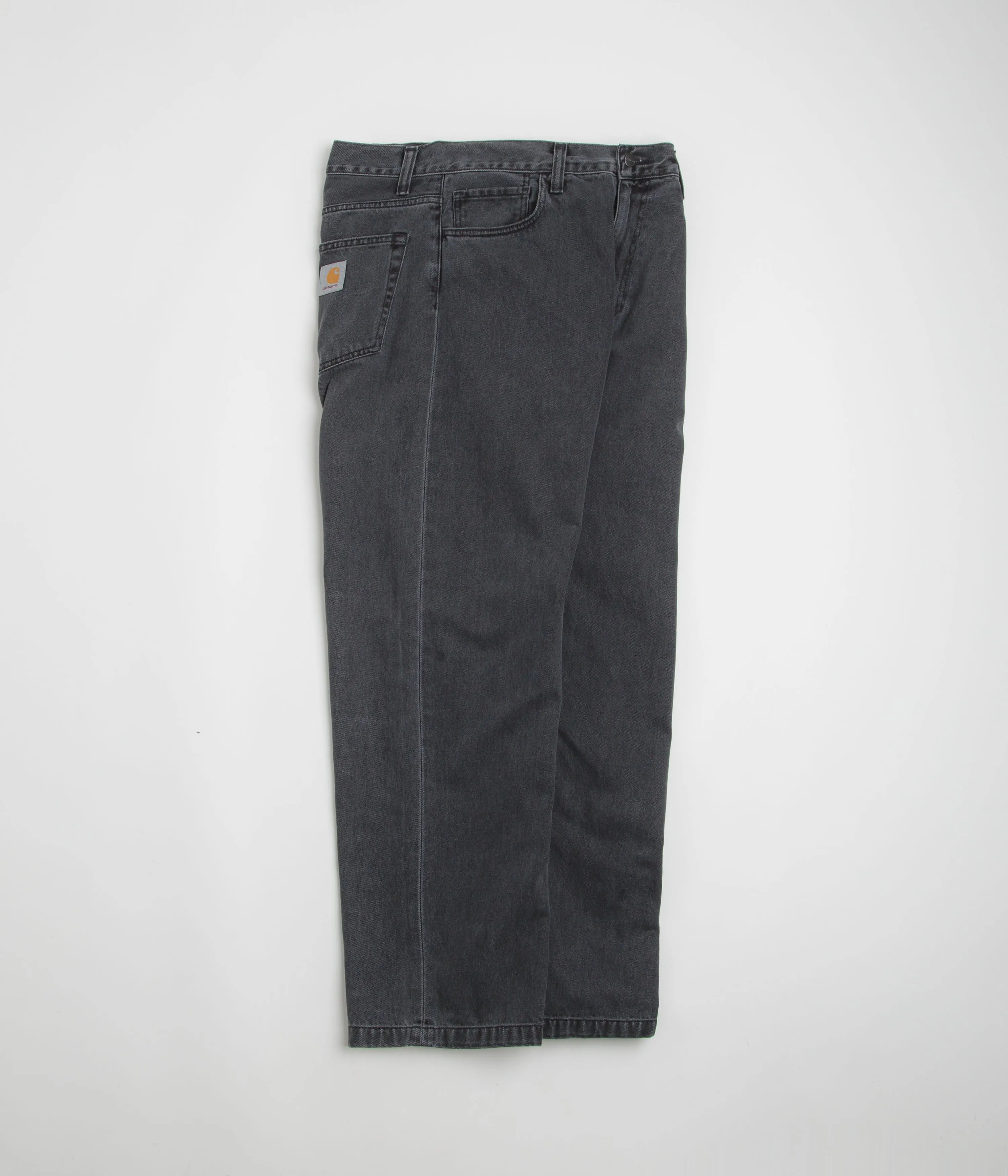 Carhartt Landon Pants - Black Heavy Stone Washed Multi Purpose Pockets Modern Fit