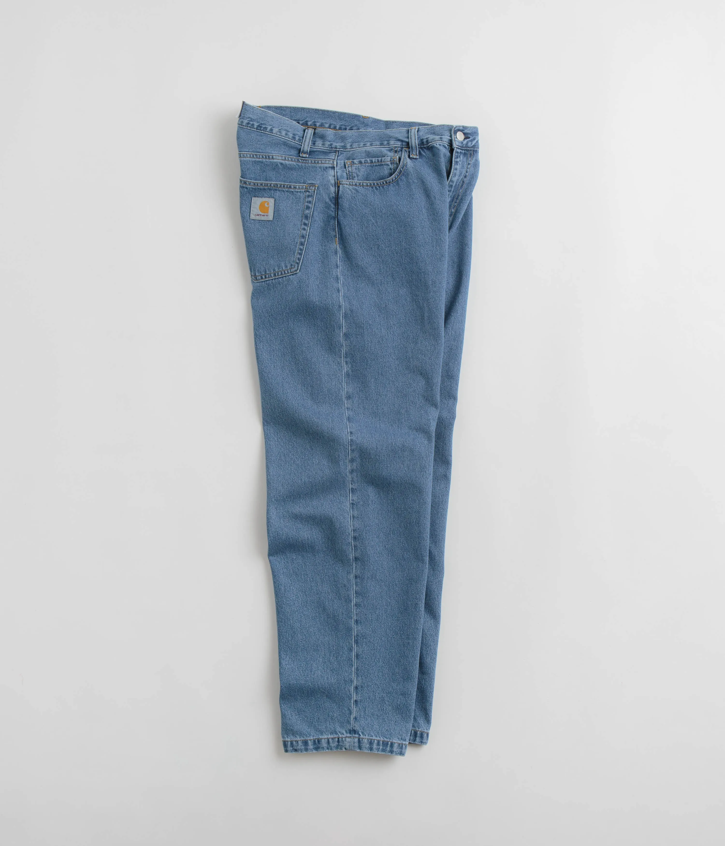 Base Fit Piece Carhartt Landon Pants - Blue Heavy Stone Washed