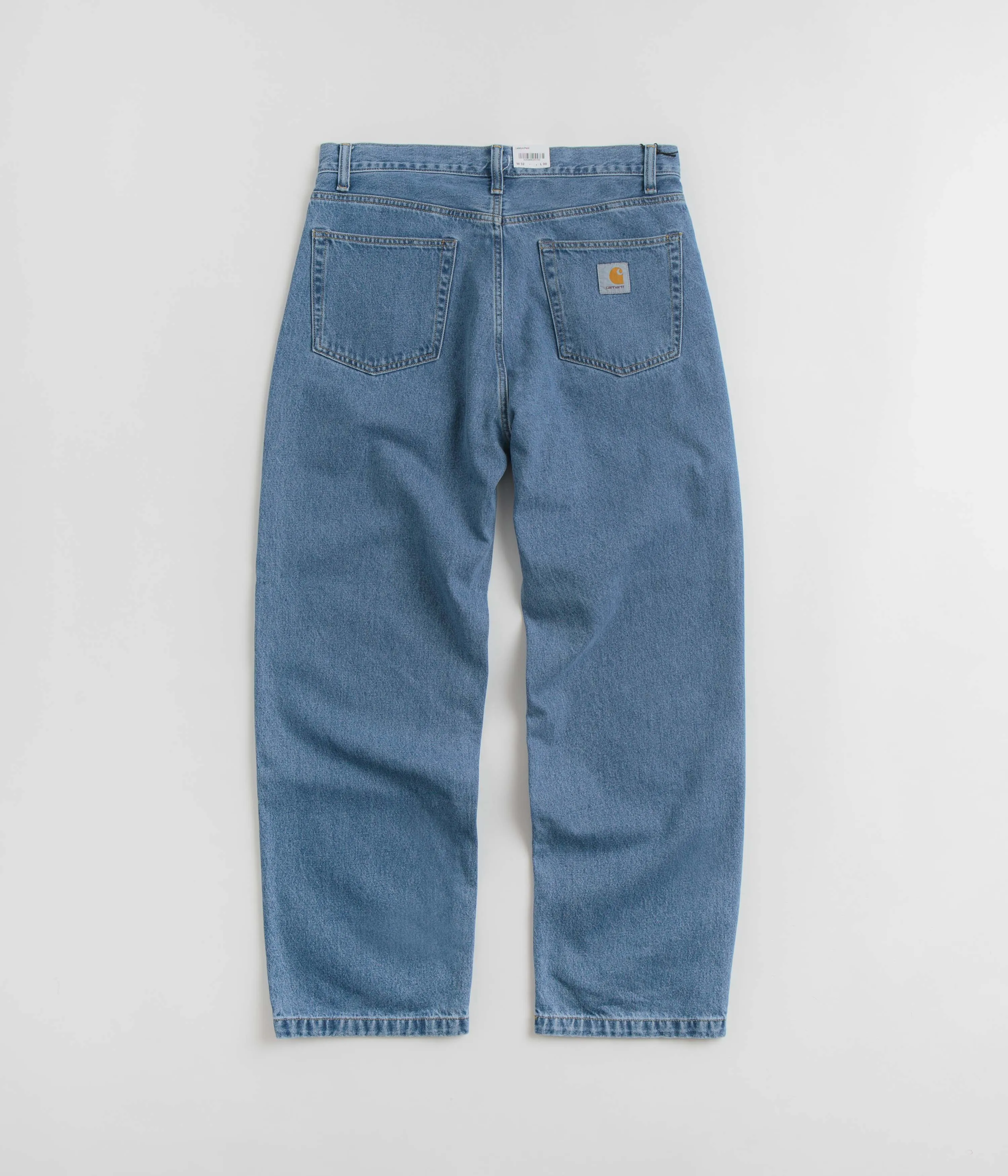 Carhartt Landon Pants - Blue Heavy Stone Washed Clean Lines