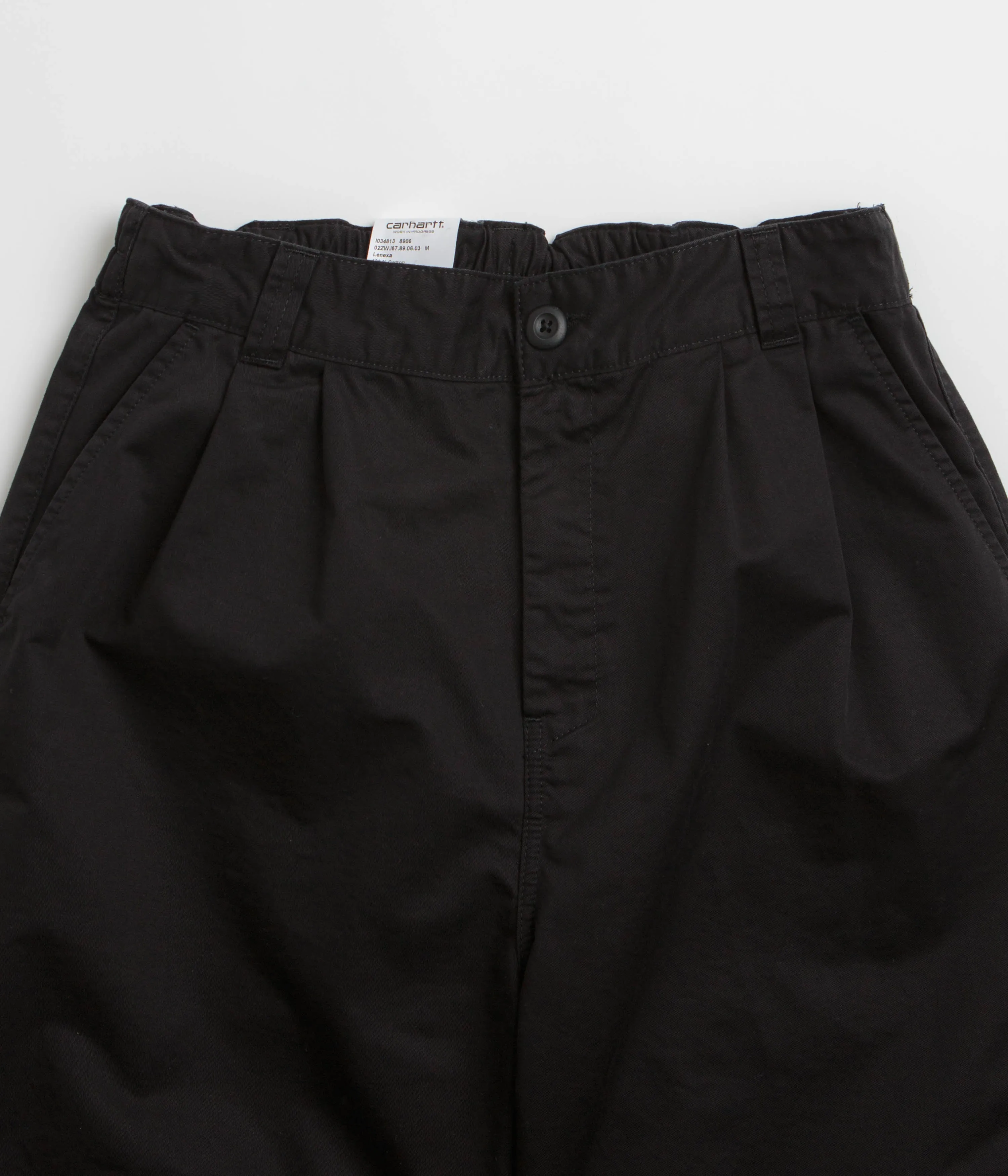 Sweat Wicking Fabric Warm Weather Wear Carhartt Marv Shorts - Black