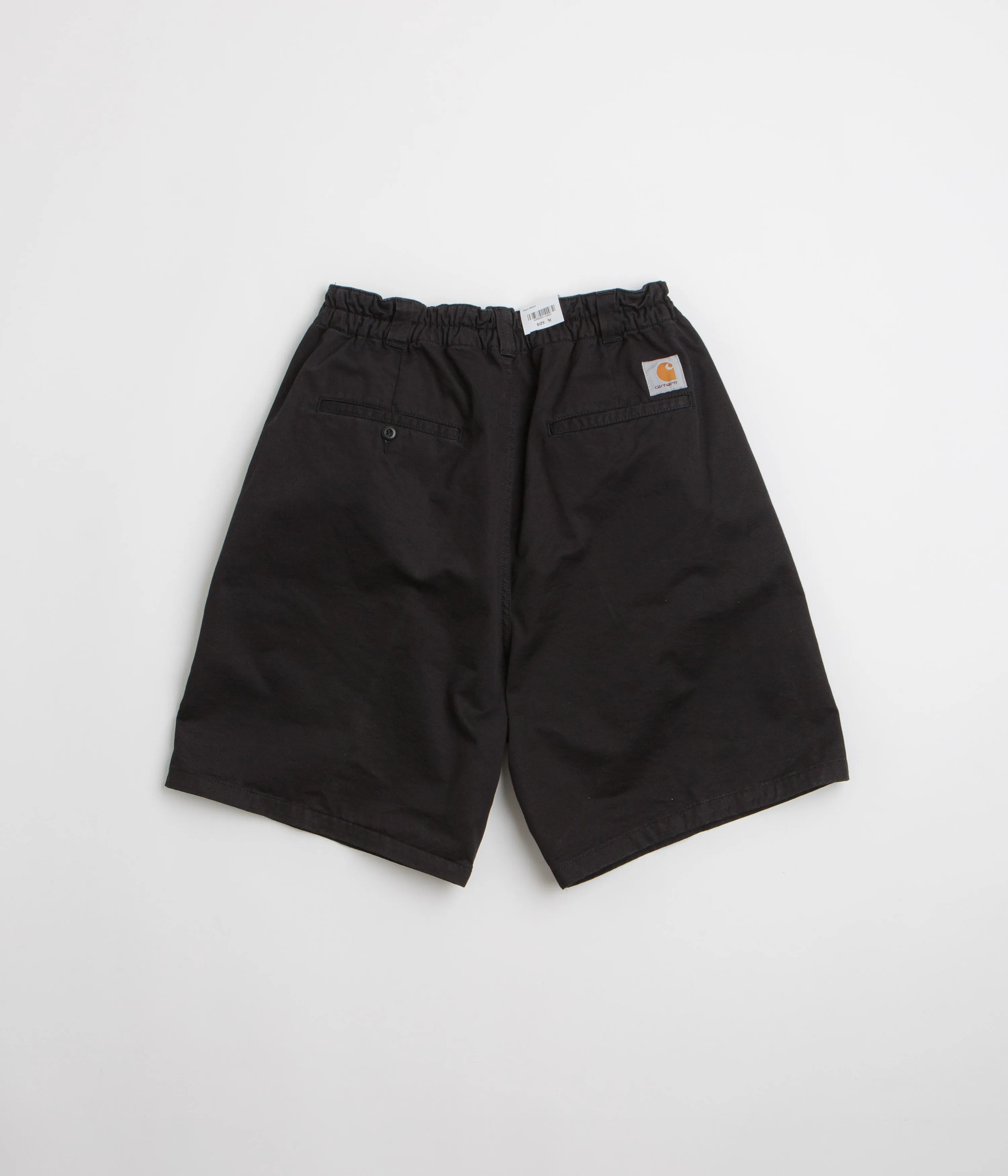 Solid Color Frictionless Movement Carhartt Marv Shorts - Black