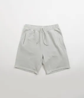 Carhartt Nelson Sweat Shorts - Sonic Silver Non Binding Leg Openings Easy Adjust Drawcord