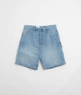 Carhartt OG Single Knee Shorts - Blue Burst Washed warm weather