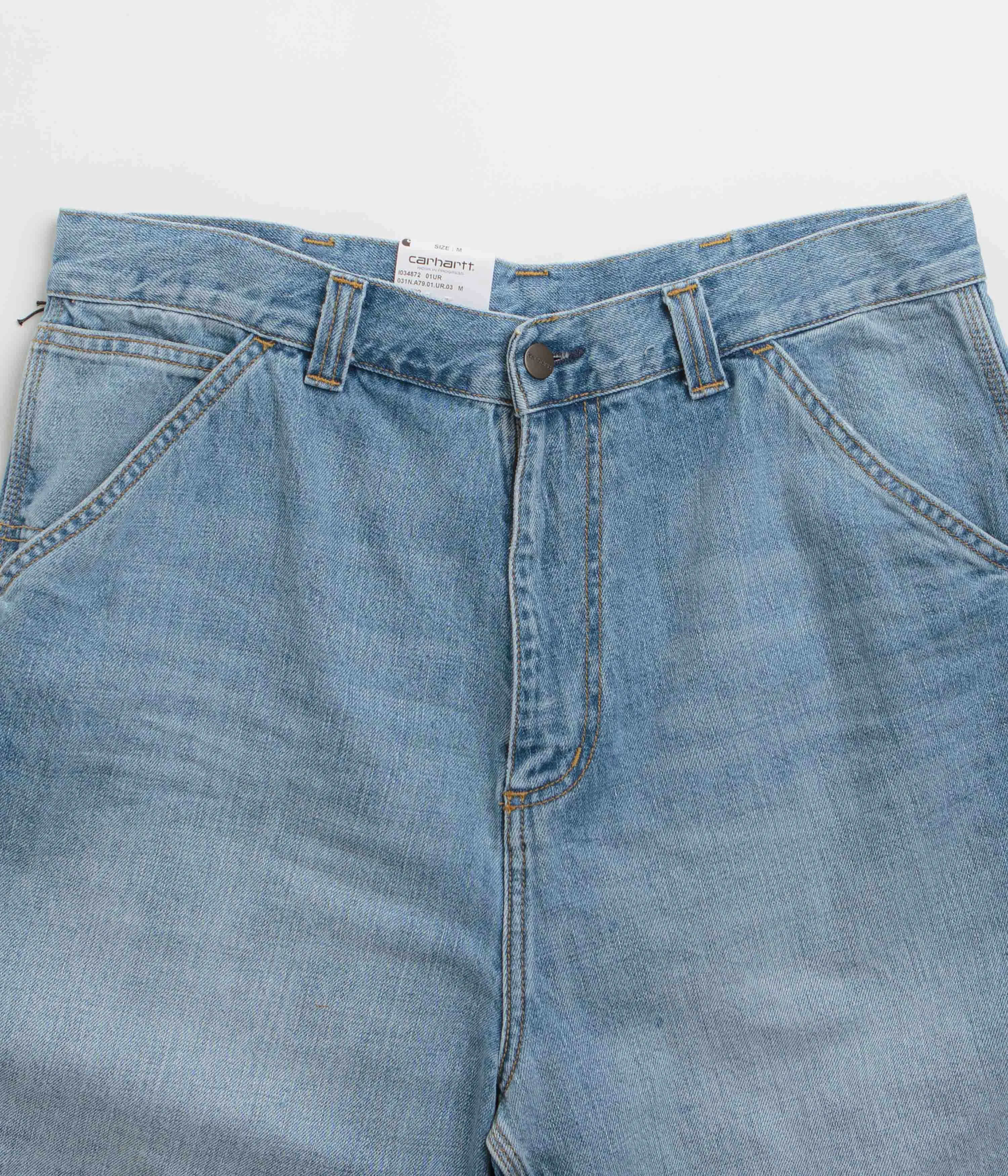 Carhartt OG Single Knee Shorts - Blue Burst Washed mix and match