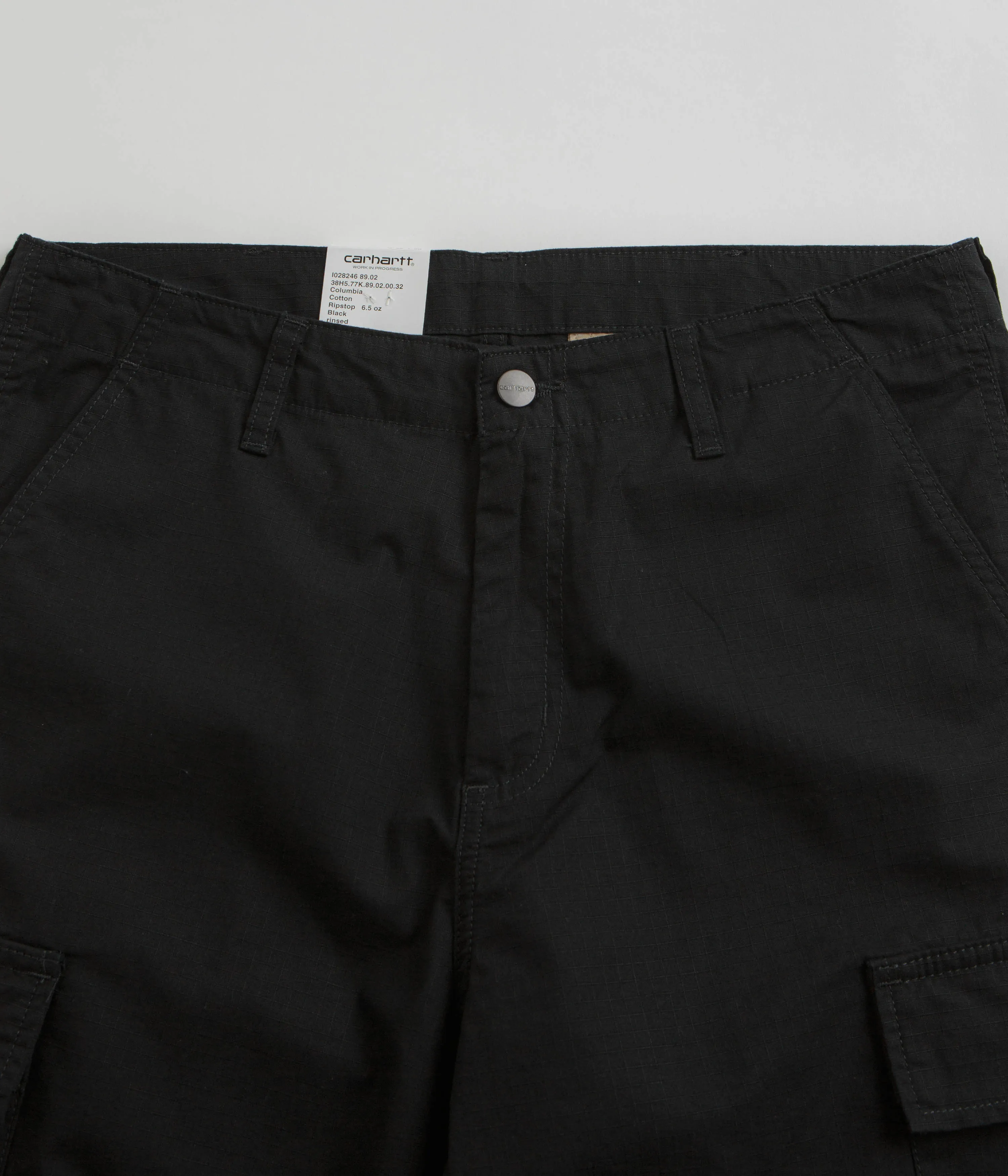 Carhartt Regular Cargo Shorts - Black technology industry Casual Fit