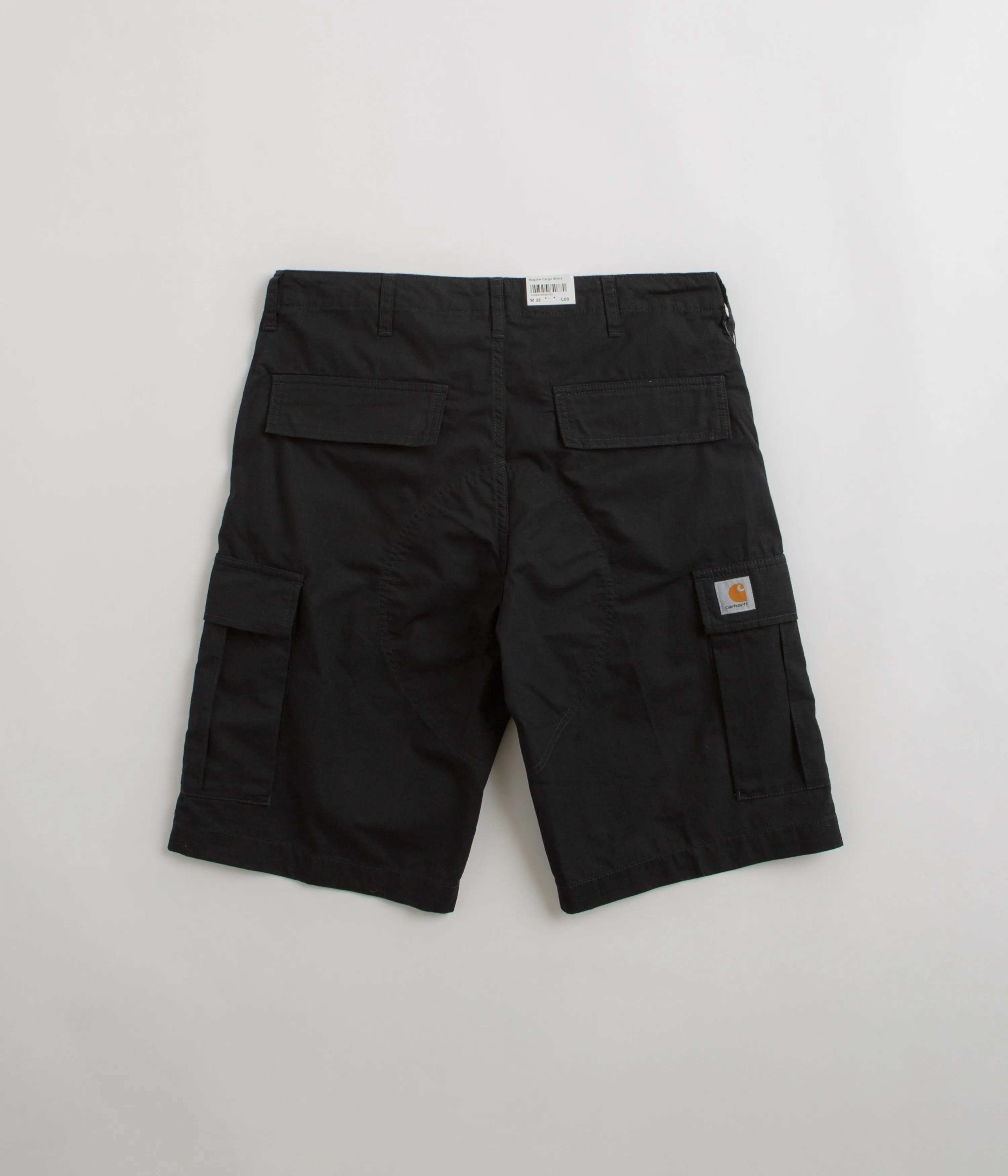 Personalized Moisture Management Lining Carhartt Regular Cargo Shorts - Black