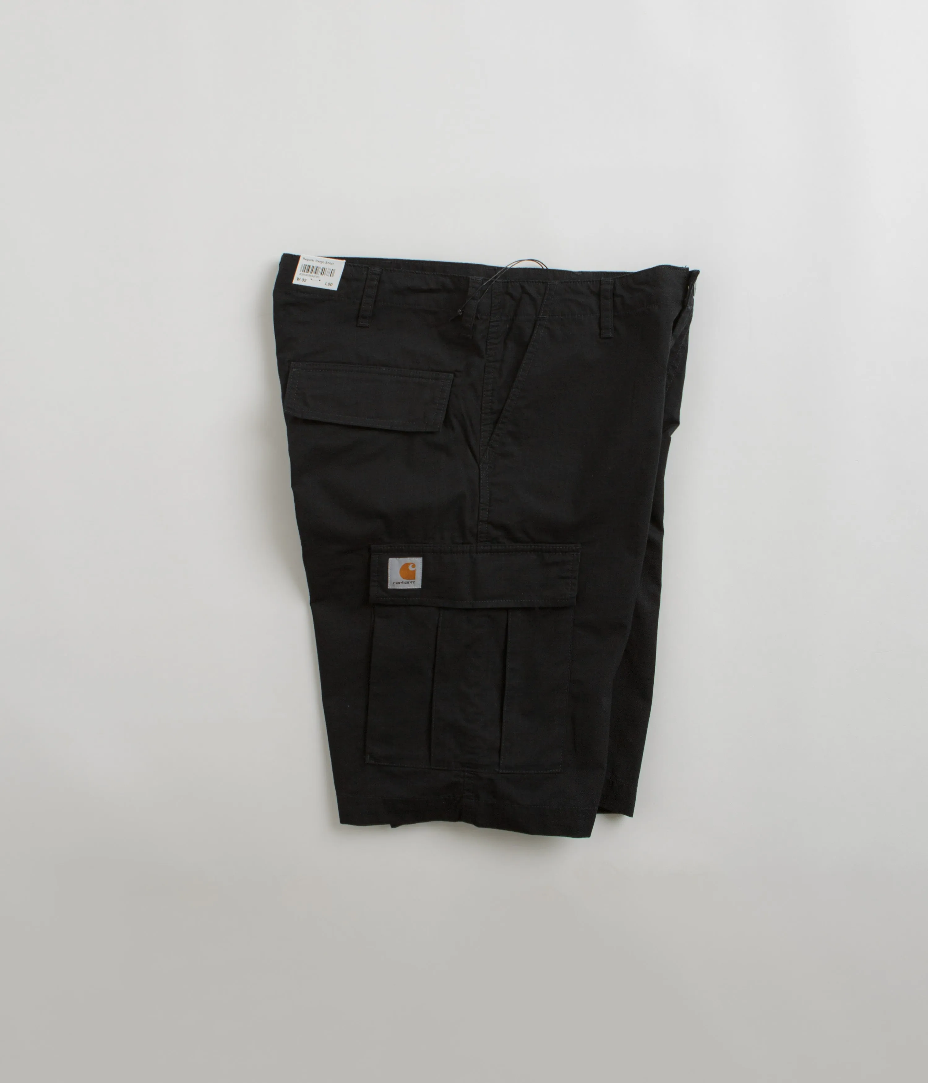 Carhartt Regular Cargo Shorts - Black water sports clothing Chafe Resistant Seams