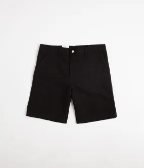 Eco - friendly Holiday Wear Carhartt Single Knee Shorts - Black Rinsed