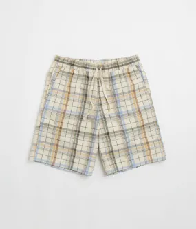Vented Hem Details Carhartt Vilay Shorts - Vilay Check / Natural