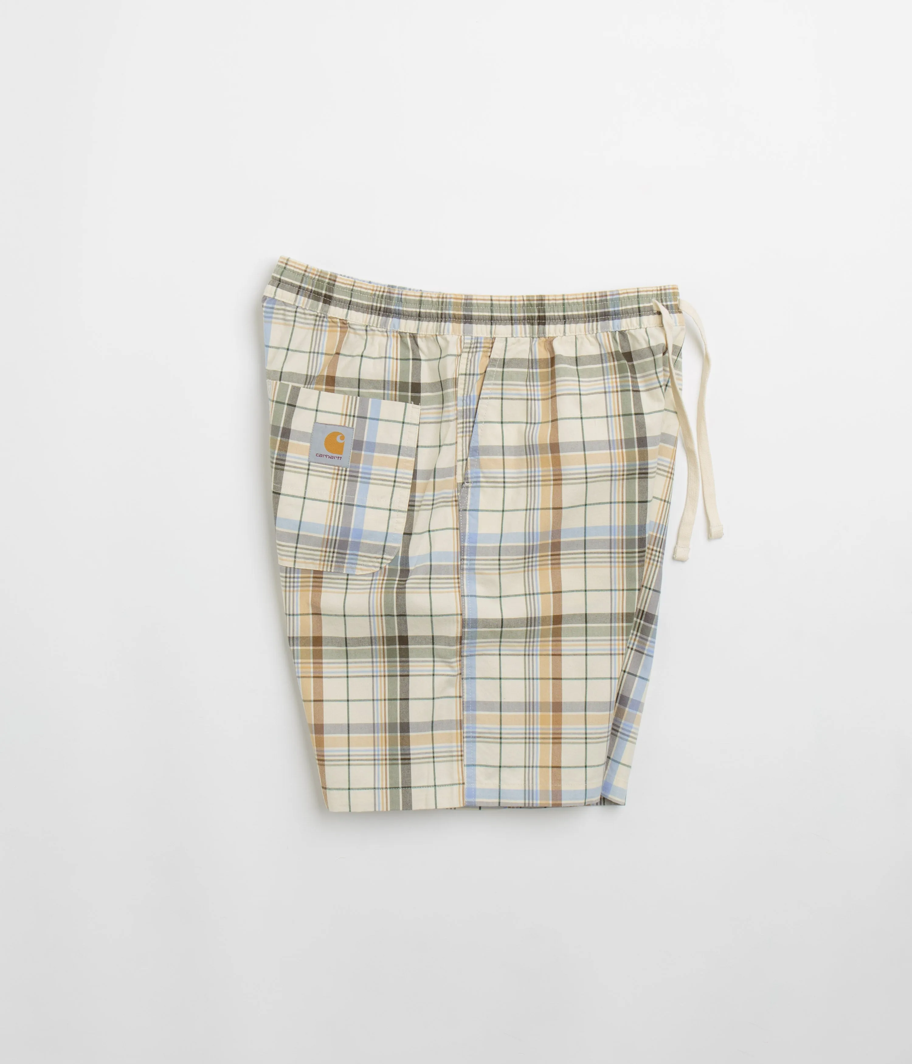 RollUpFasten Carhartt Vilay Shorts - Vilay Check / Natural