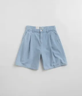 Carhartt Womens Alta Shorts - Stone Bleached Blue Minimal Fit
