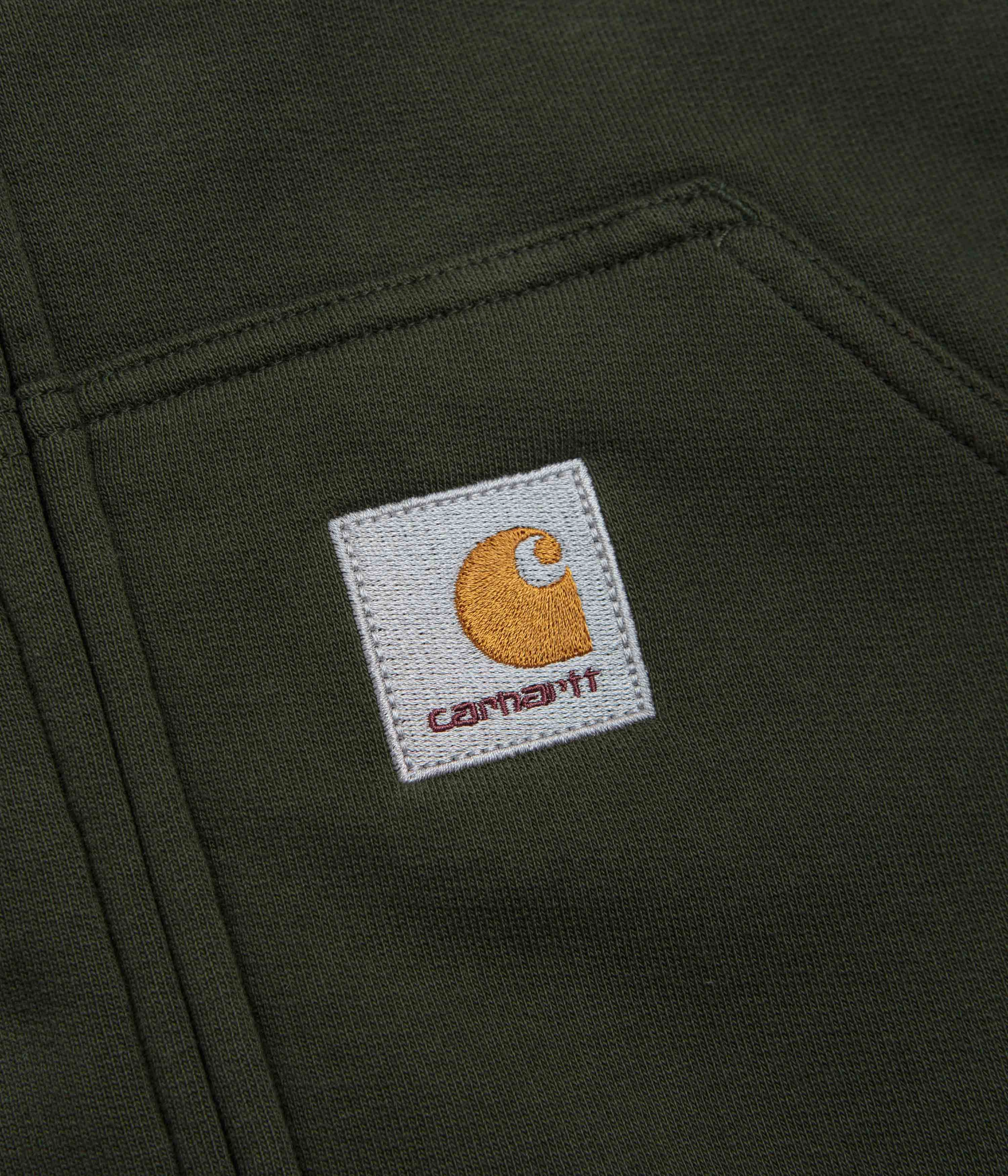Carhartt Active Sweat Jacket - Olive AdjustableCuffs Graphic