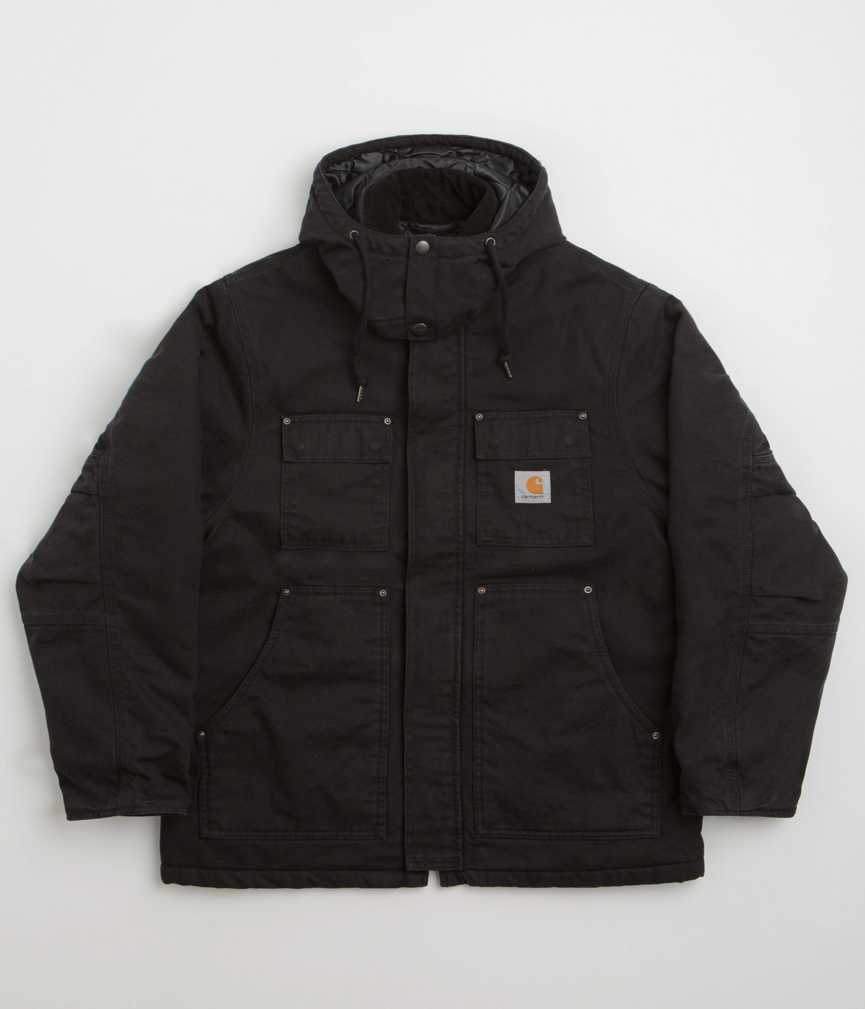 Carhartt Ambel Coat - Black / Black Hiking Vibe Cologne