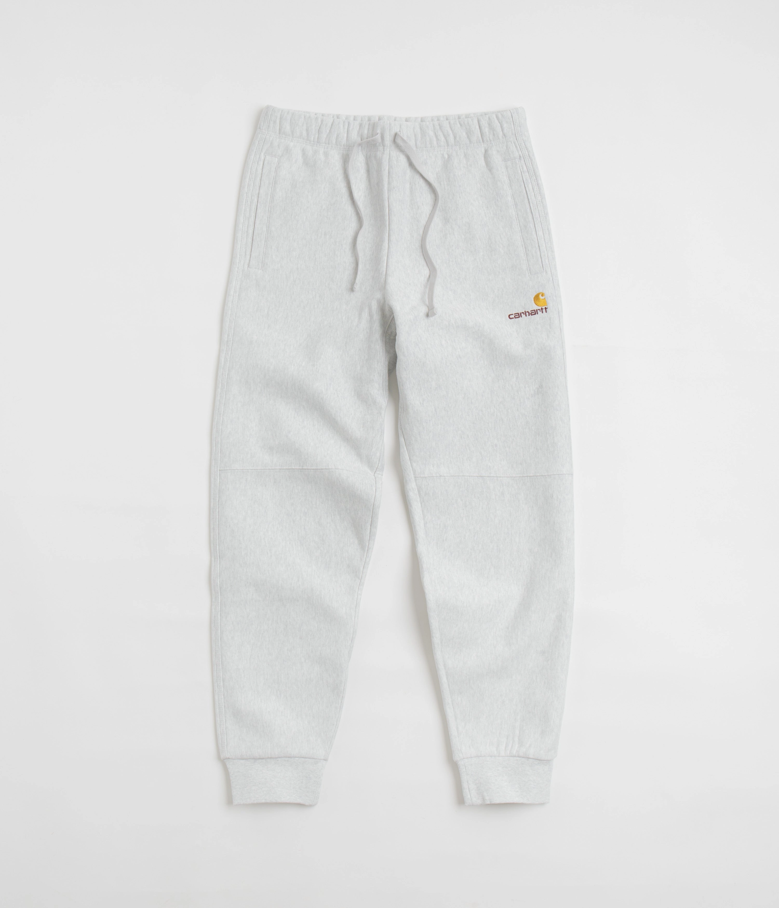 ErgonomicStitching Carhartt American Script Sweatpants - Ash Heather
