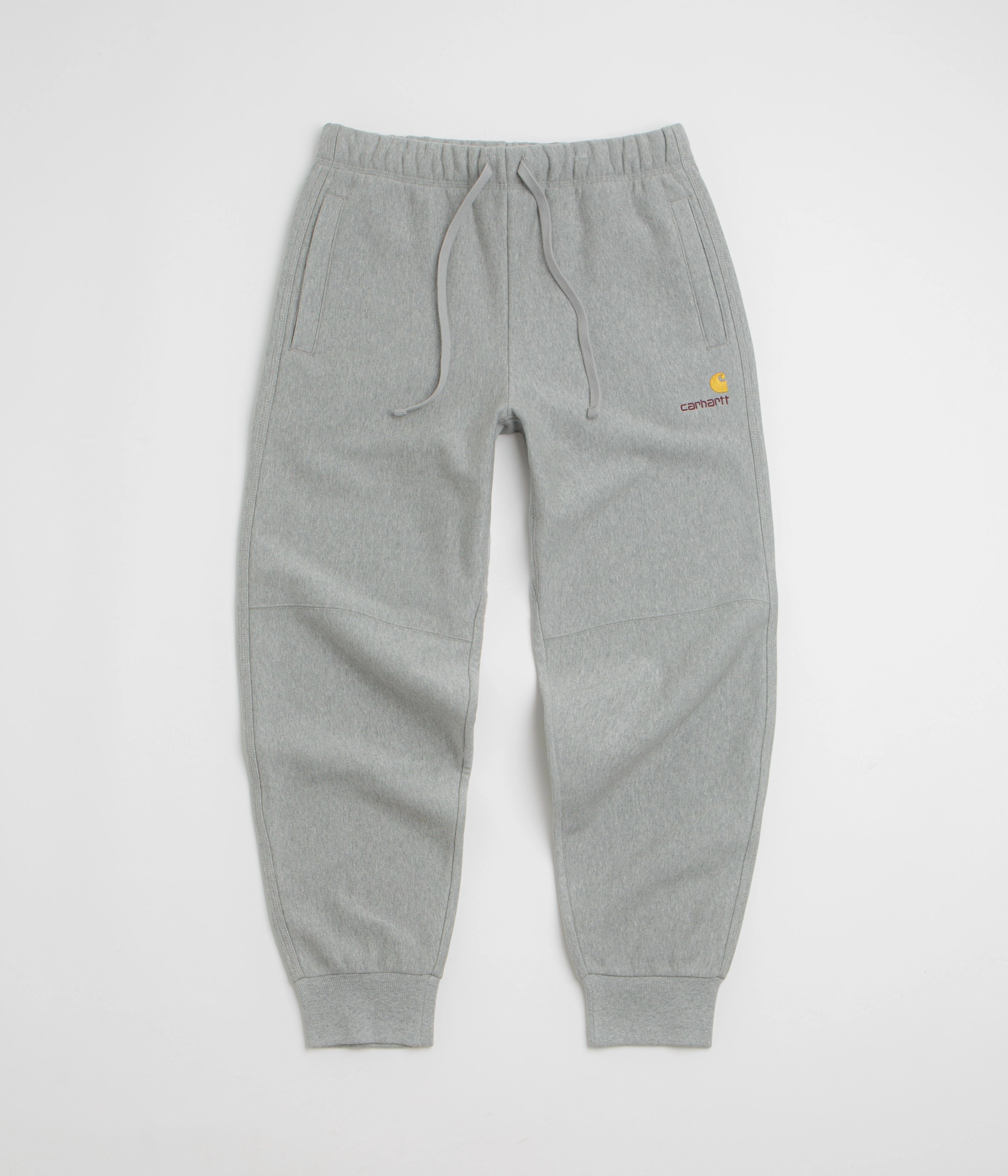 Low Profile Carhartt American Script Sweatpants - Grey Heather