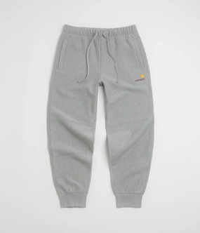 Low Profile Carhartt American Script Sweatpants - Grey Heather