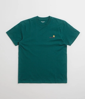 Summer Favorite Carhartt American Script T-Shirt - Malachite