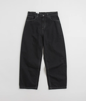 Carhartt Brandon Denim Pants - Black Stone Dyed Minimalist Rainy Day Vintage Lover