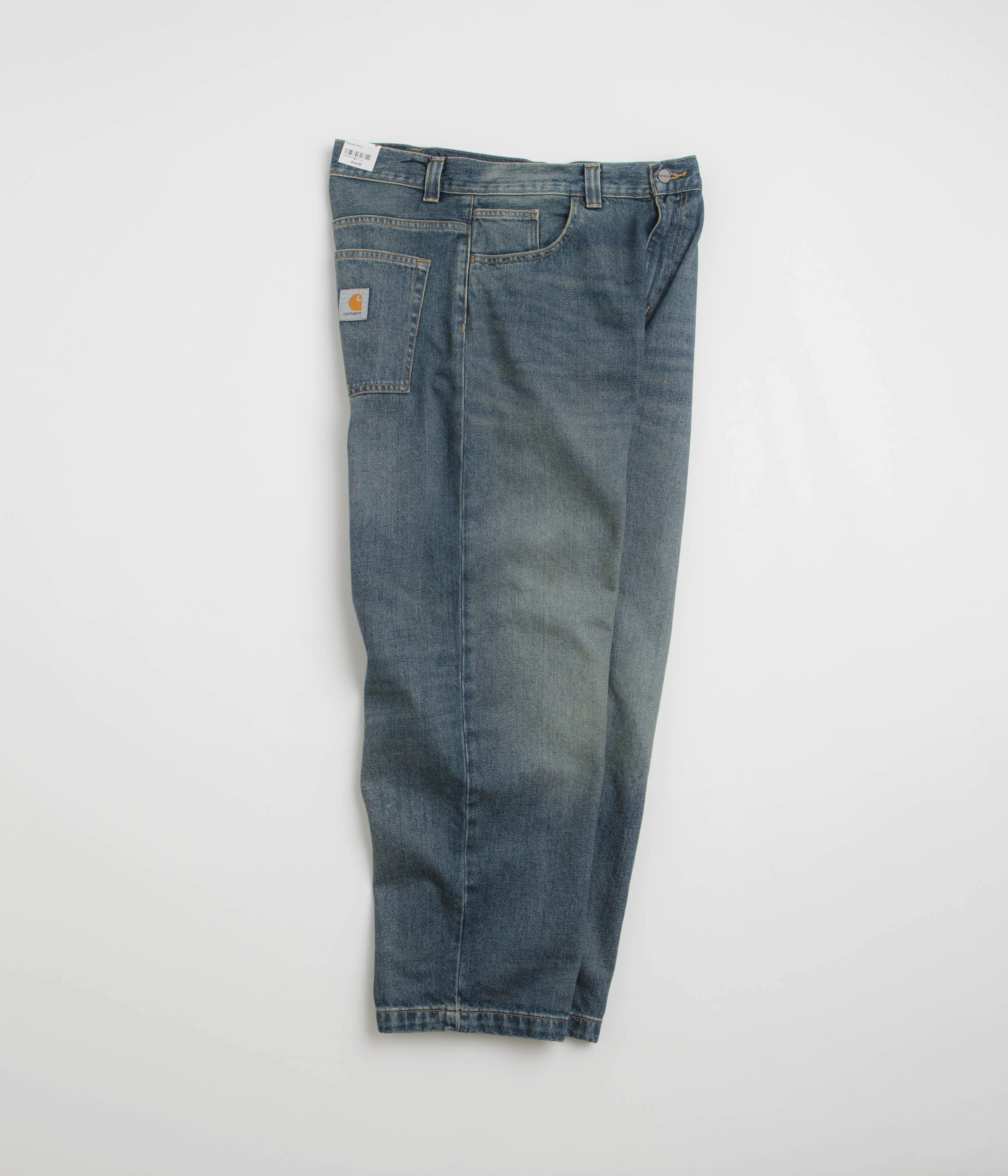 Training Wear Modern Relaxed Carhartt Brandon Pants - Blue Worn Used Wash