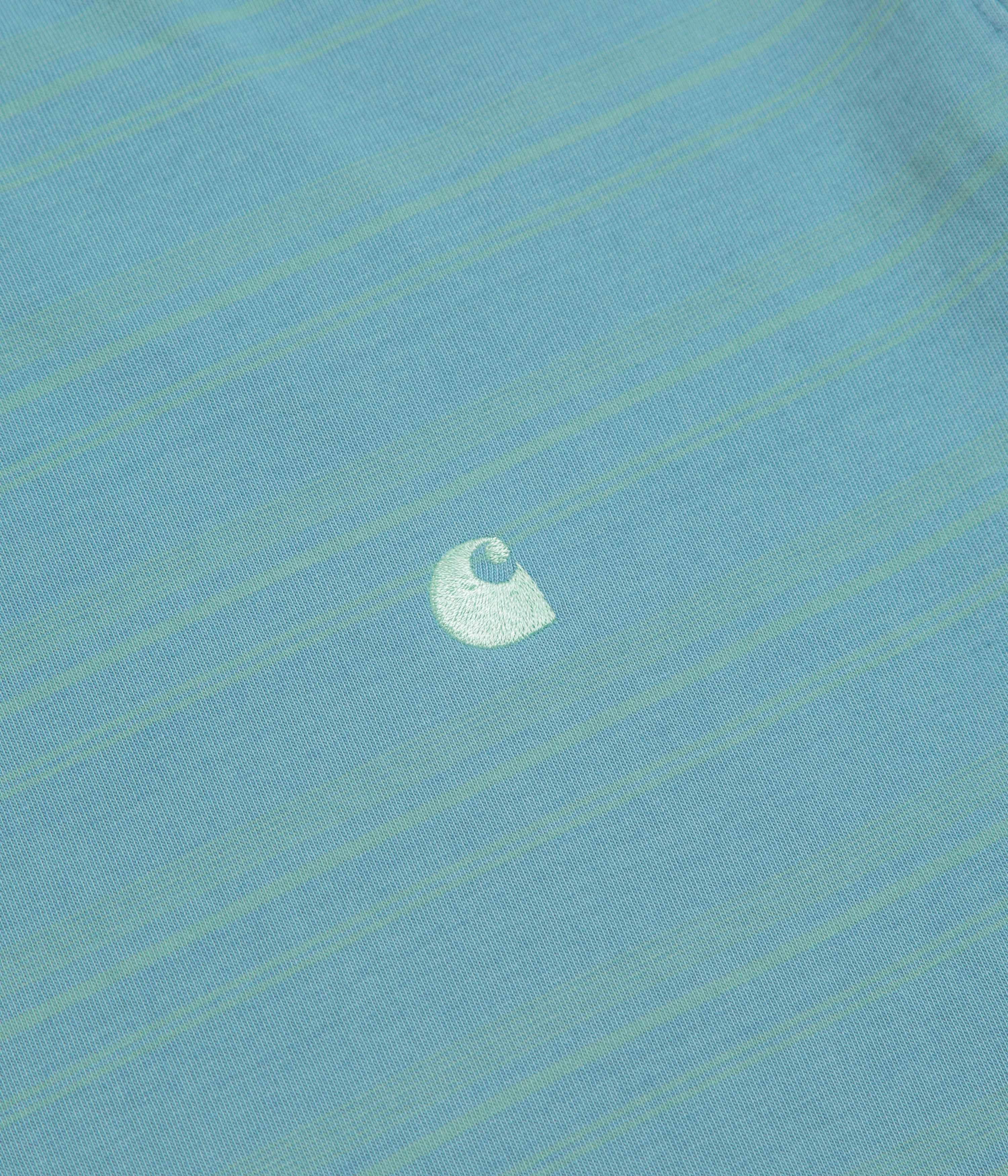 Perfect for Outdoors Carhartt Brodine T-Shirt - Brodine Stripe / Saguaro