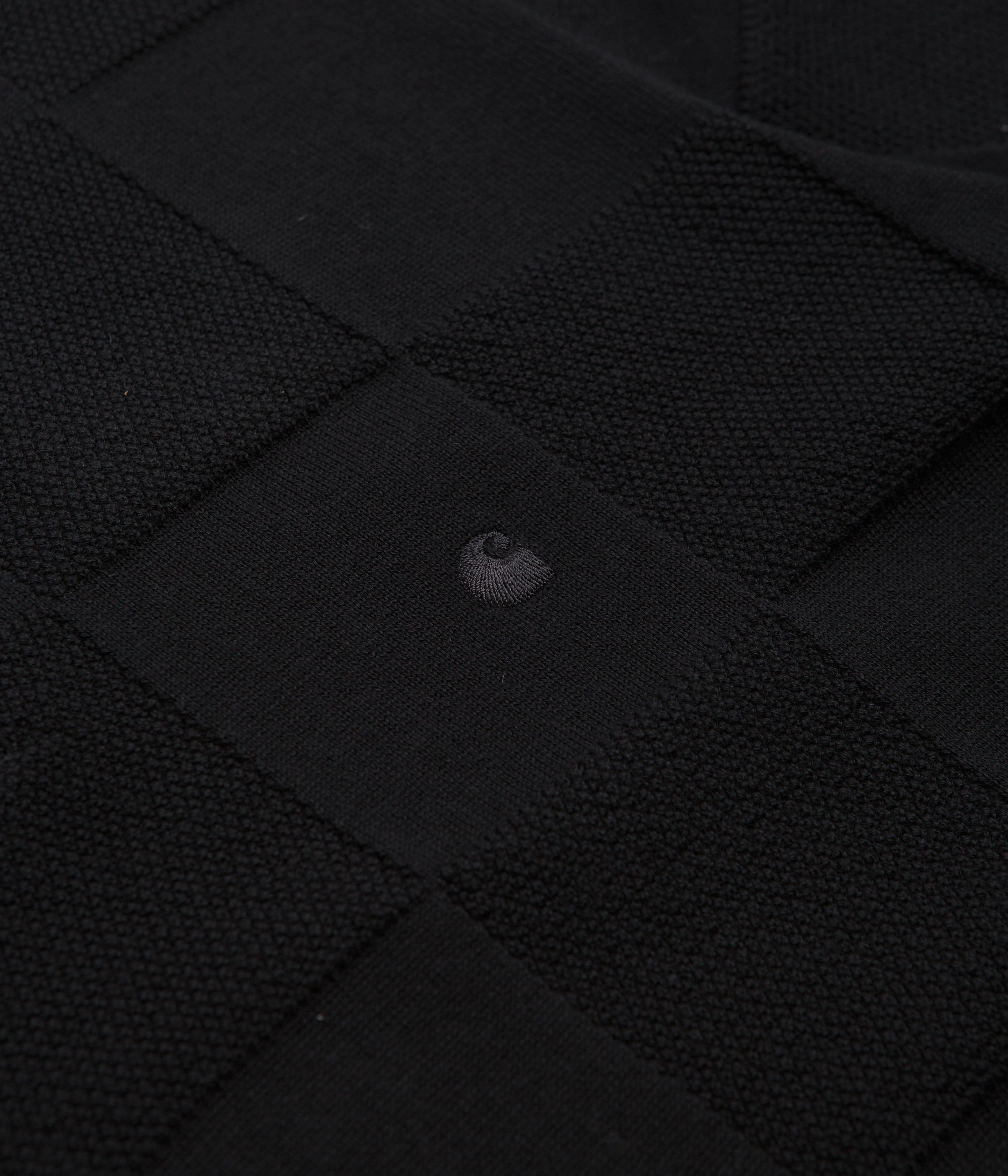 Versatile Design Carhartt Checker Polo Shirt - Black