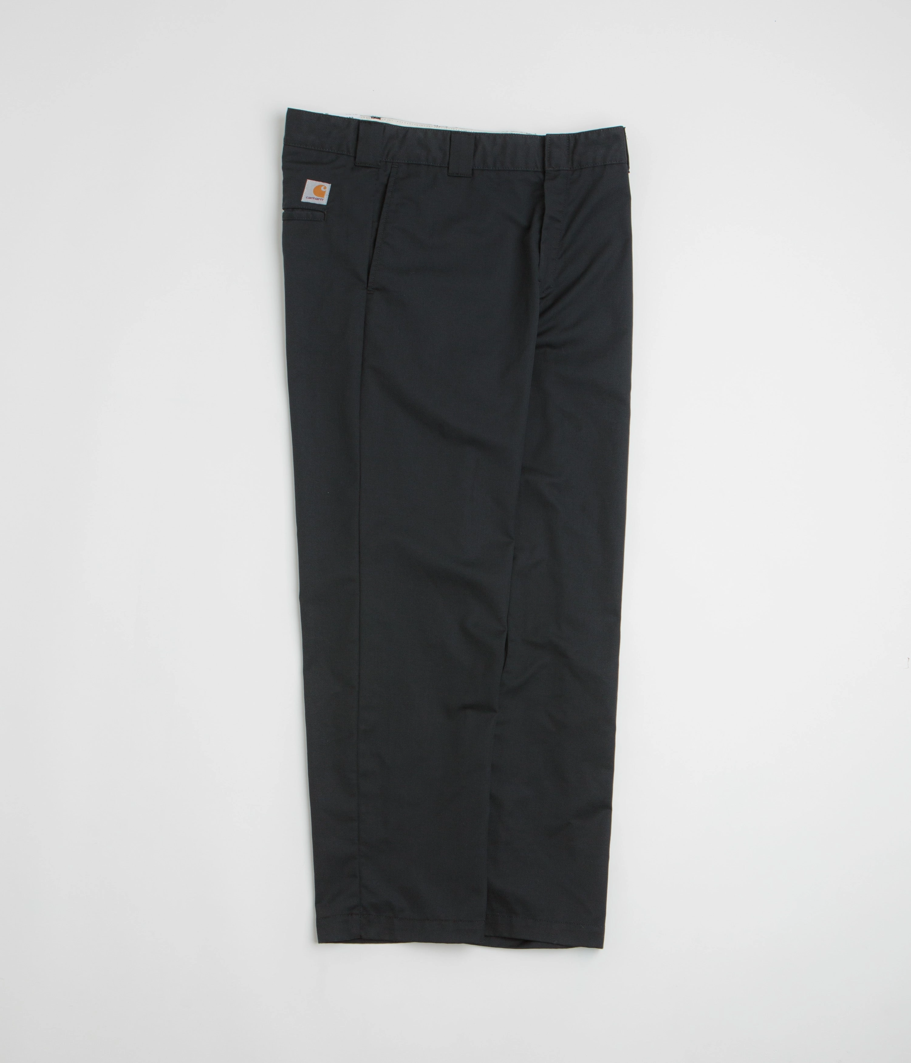 Mesh Lined Noise Reduciting Fabric Carhartt Craft Pants - Black Rinsed