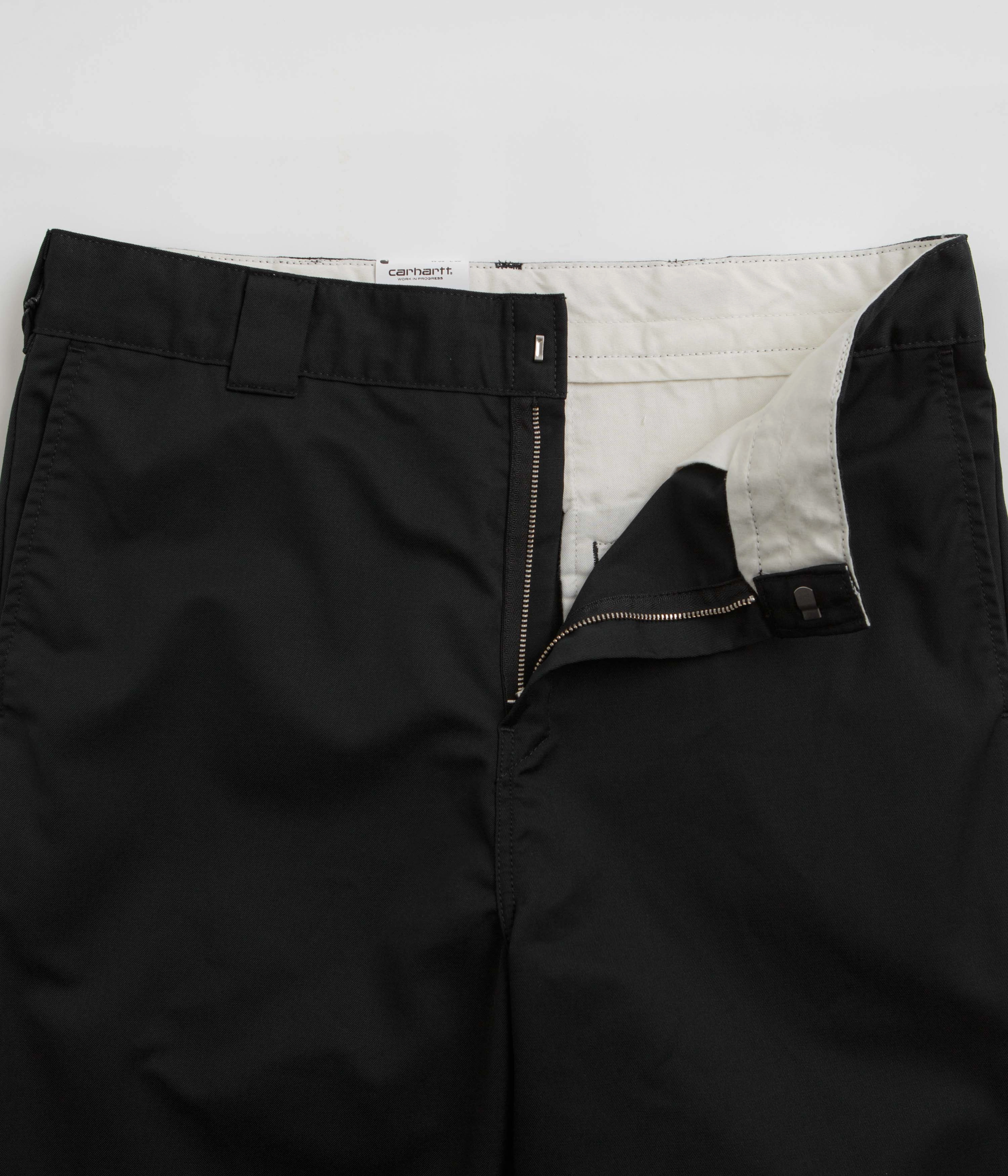 Carhartt Craft Pants - Black Rinsed Simple Silhouette