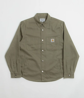 Carhartt Crawford Shirt Jacket - Dollar Green Tapered Silhouette
