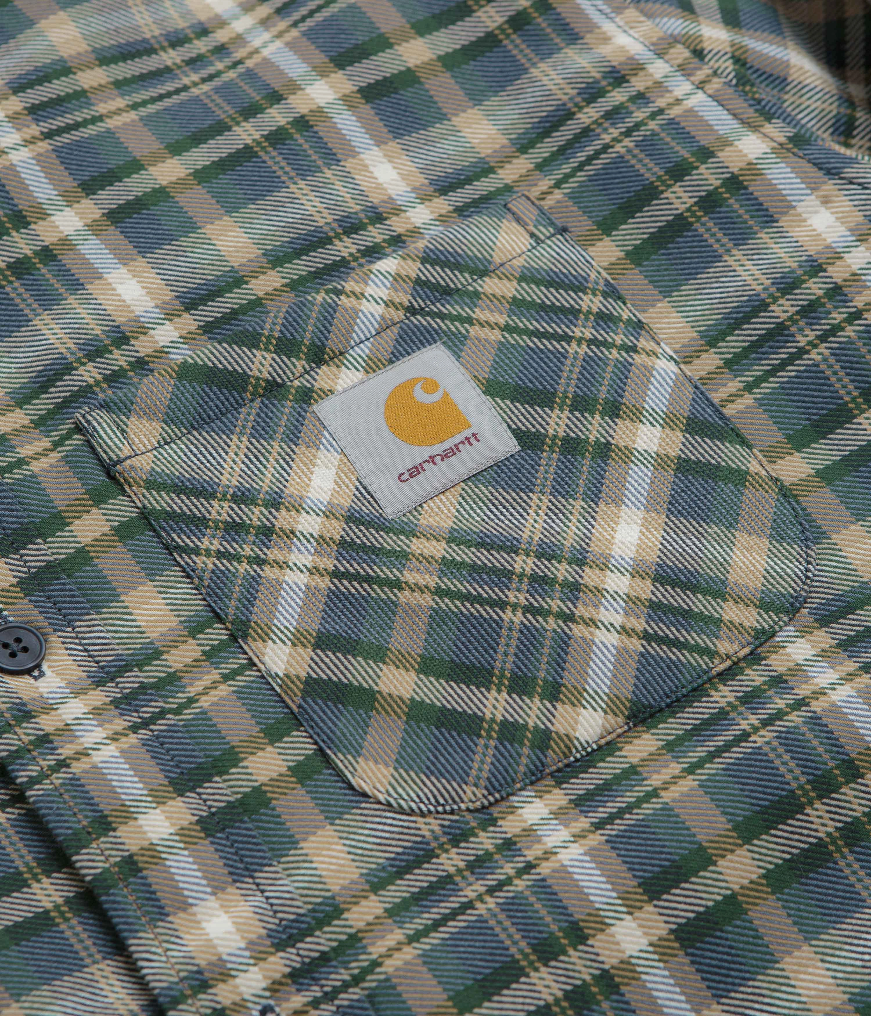 Status Reunion Carhartt Cronyn Shirt Jacket - Cronyn Check / Dark Navy