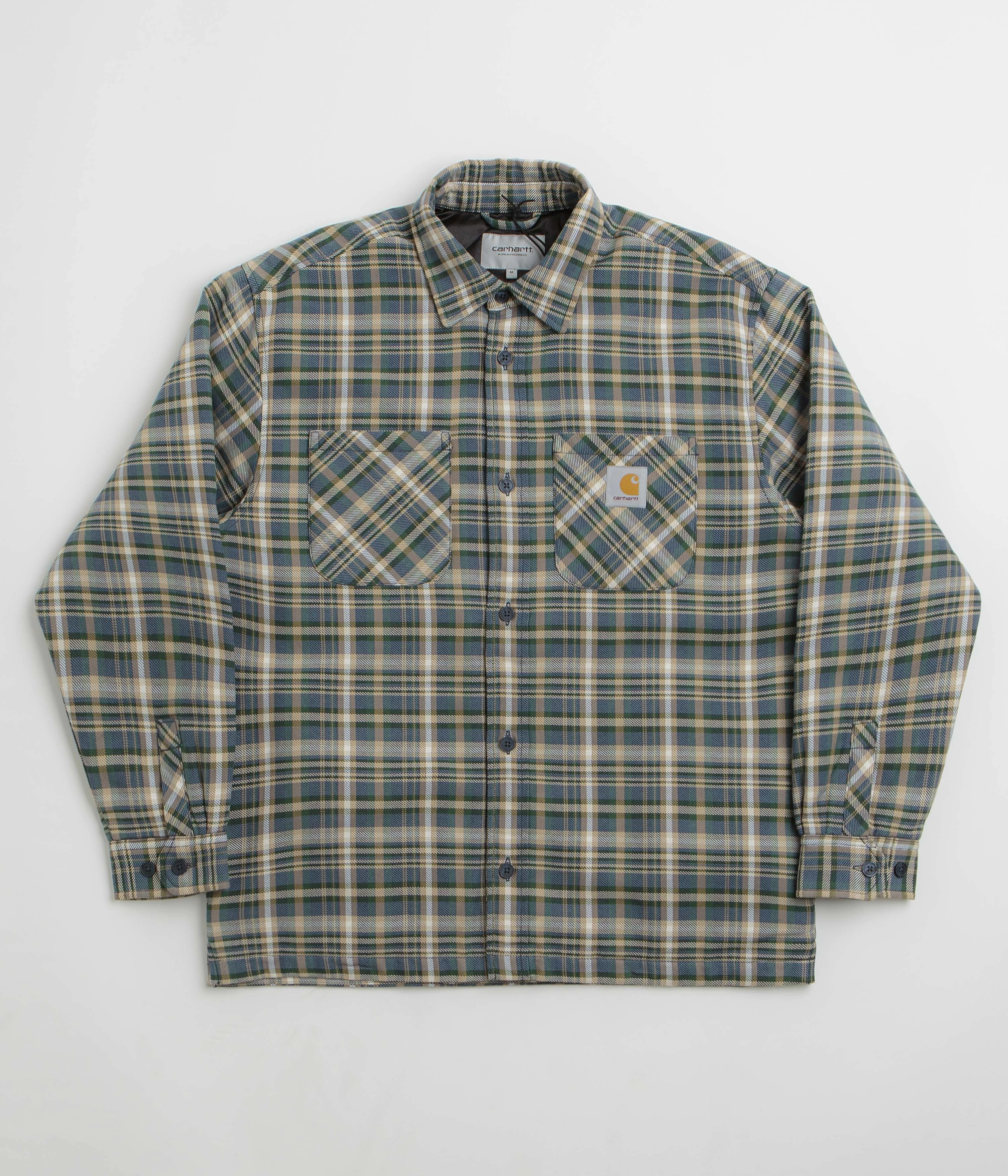 suitable for charity events Carhartt Cronyn Shirt Jacket - Cronyn Check / Dark Navy