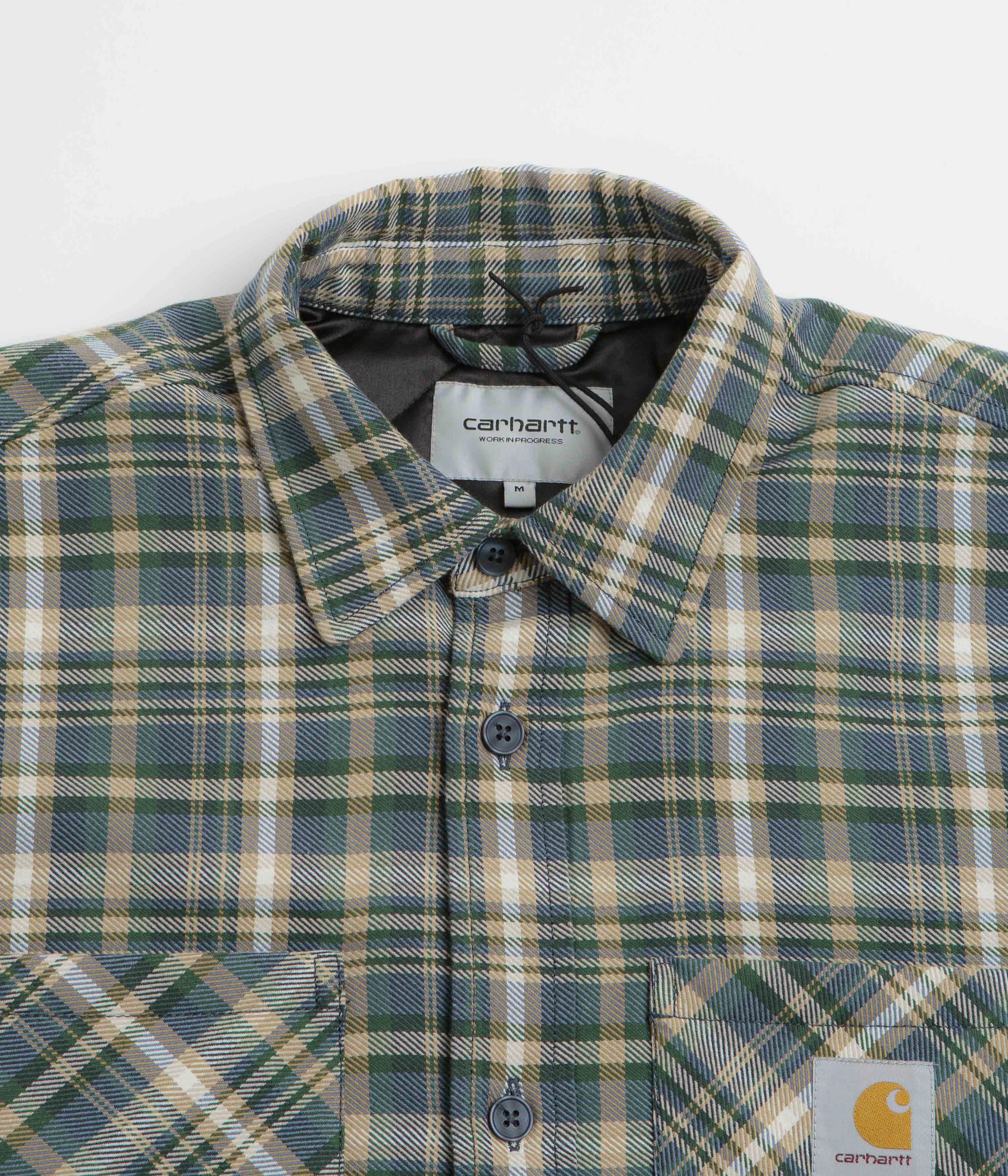 Checkered Comfort Fit Silhouette Carhartt Cronyn Shirt Jacket - Cronyn Check / Dark Navy