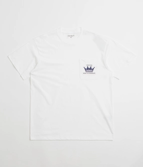 Vintage Look Carhartt Crown Pocket T-Shirt - White