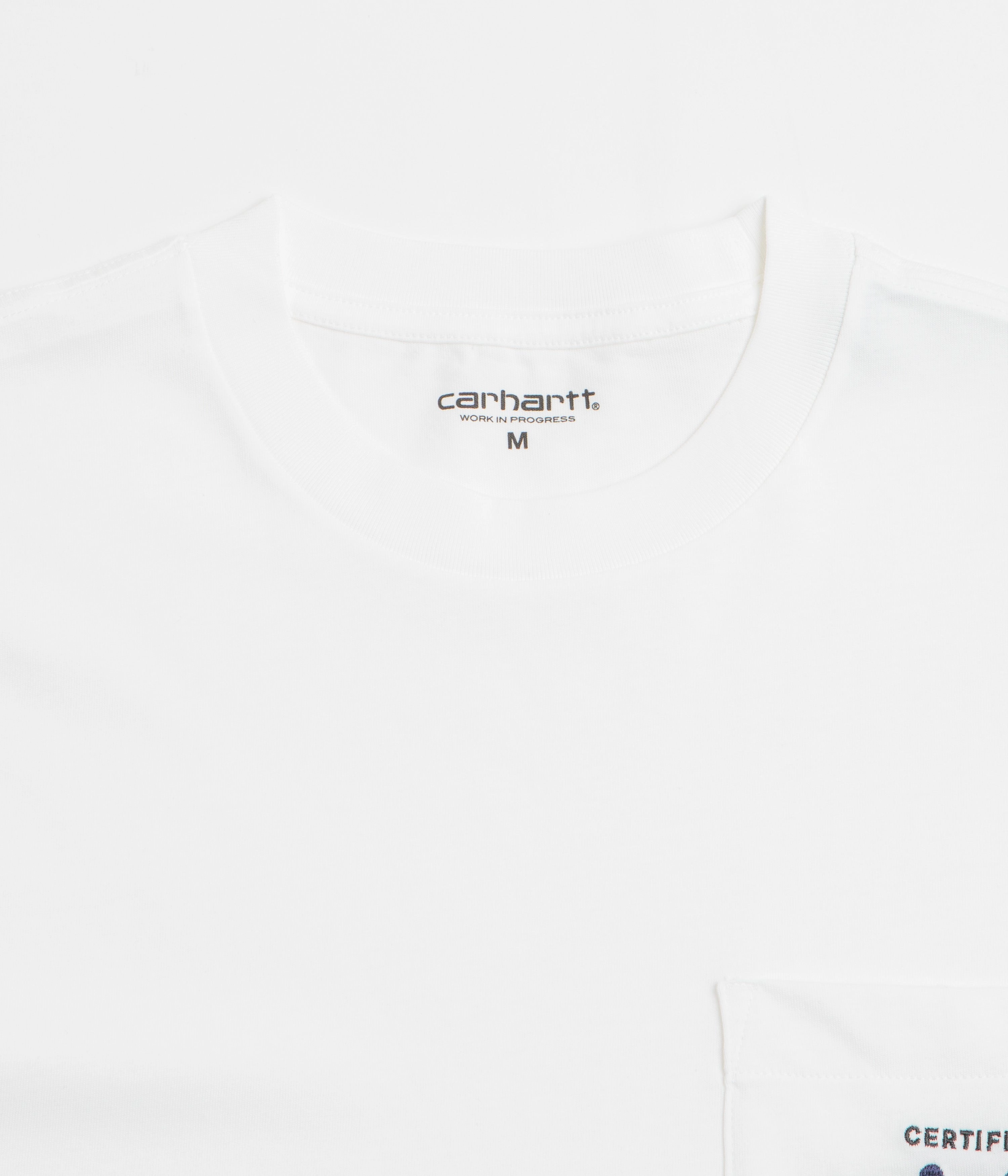 Sporty Top Carhartt Crown Pocket T-Shirt - White