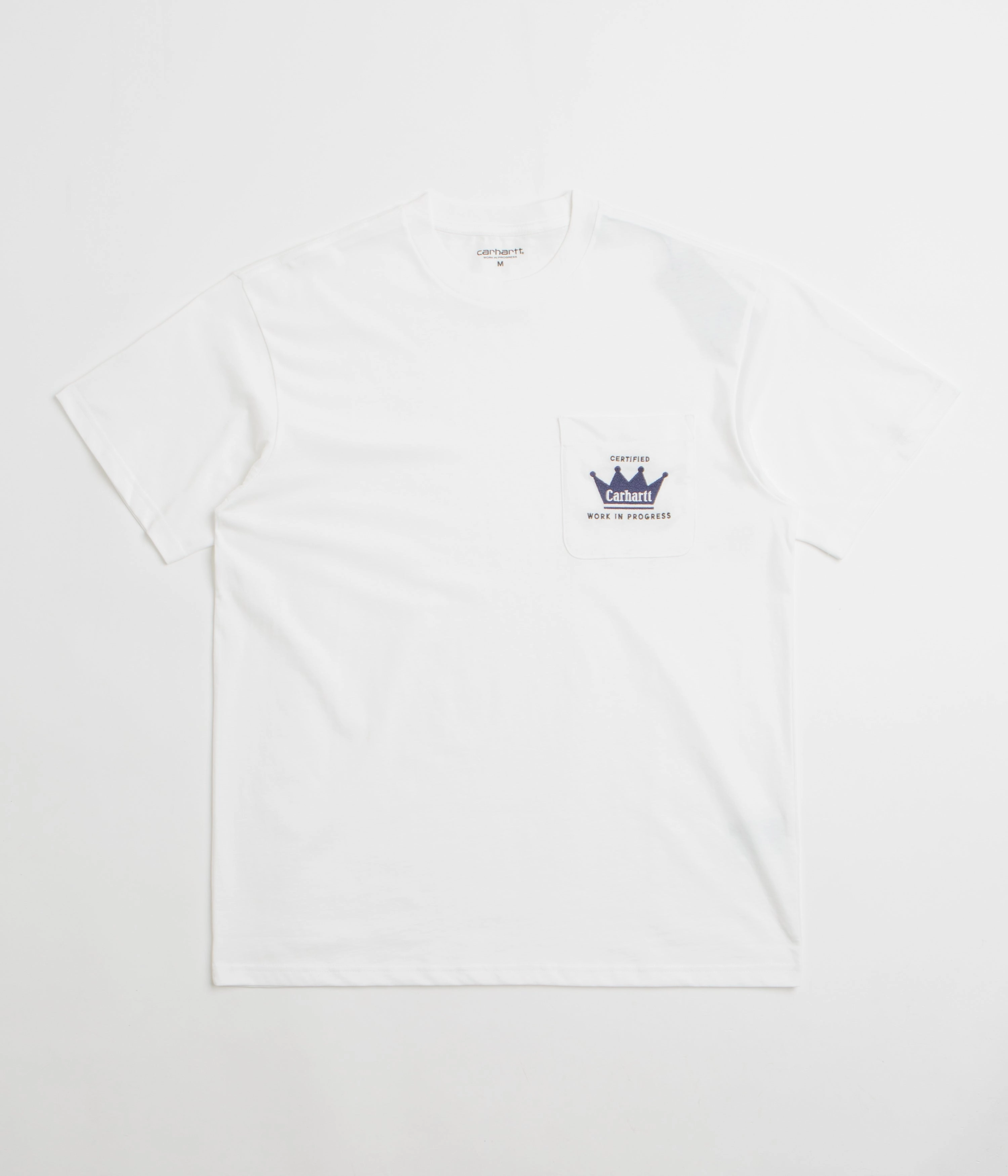Relaxed Fit Design Carhartt Crown Pocket T-Shirt - White