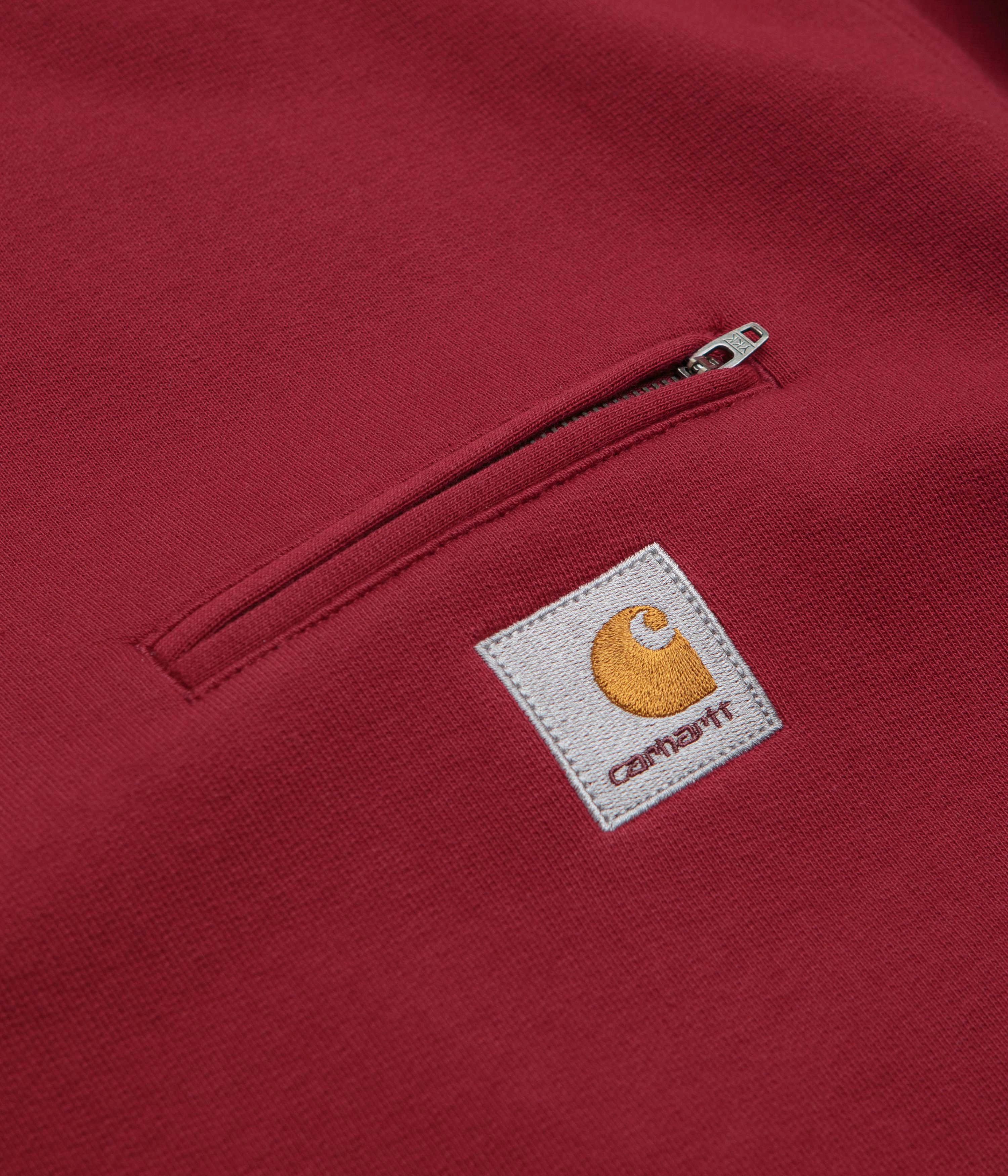 solo wear Stylish Hoodie Carhartt Detroit Crewneck Sweatshirt - Scarlet