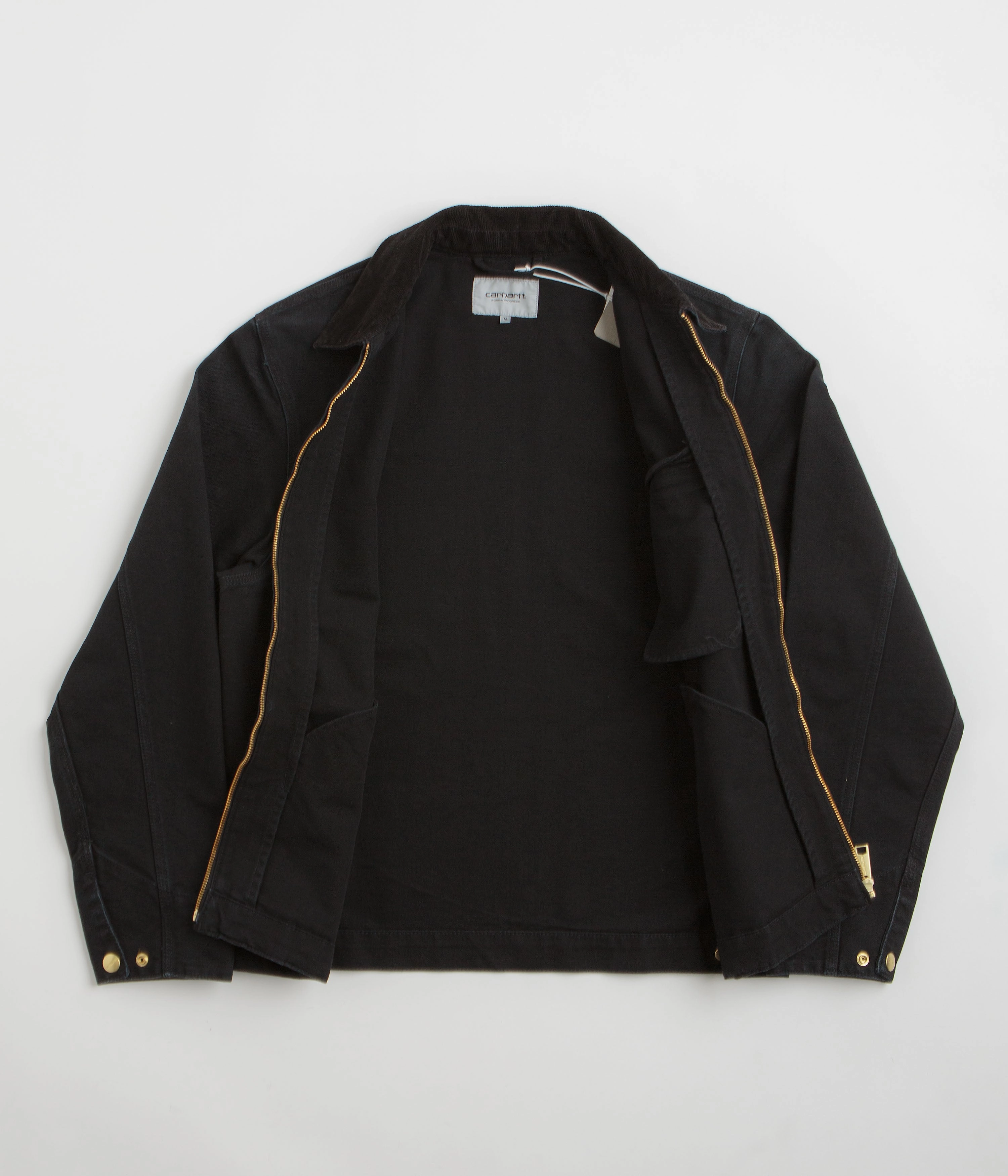 Carhartt Detroit Jacket - Black / Black Stone Canvas Bestow Charity