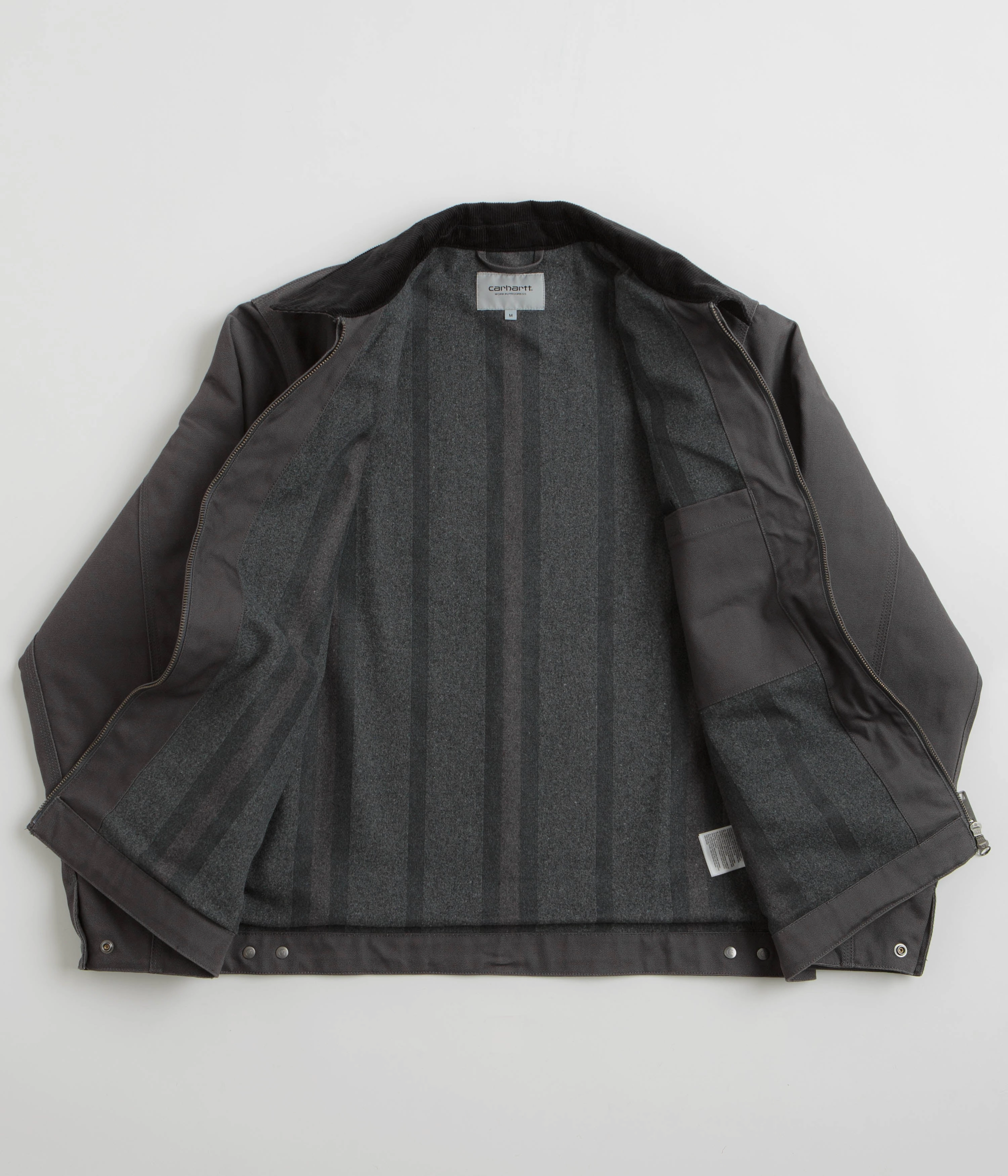 Alpine Style Comfortable-fit Carhartt Detroit Jacket - Graphite / Black Rigid